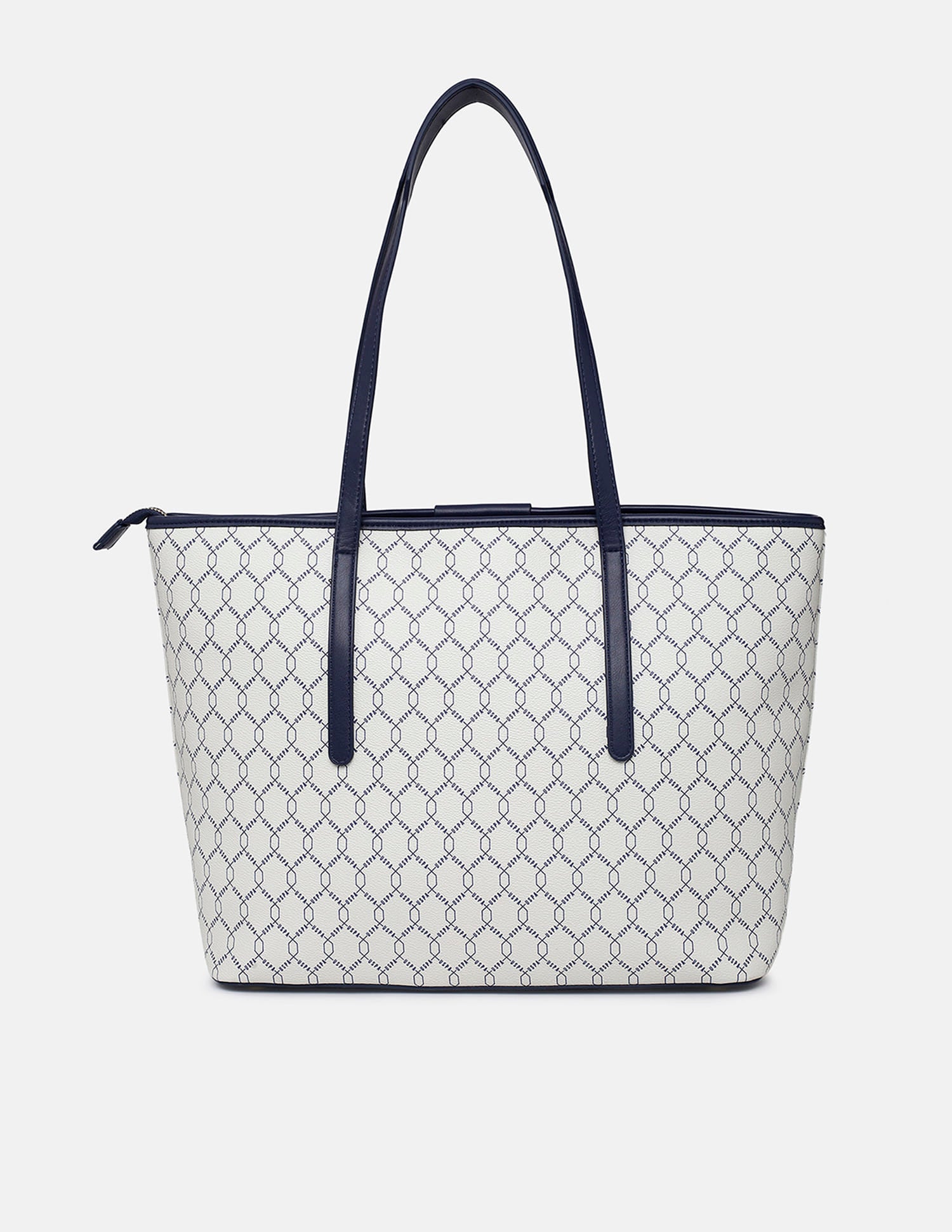 Cami Monogram Tote Bag Navy - U.S. Polo Assn. India | Large