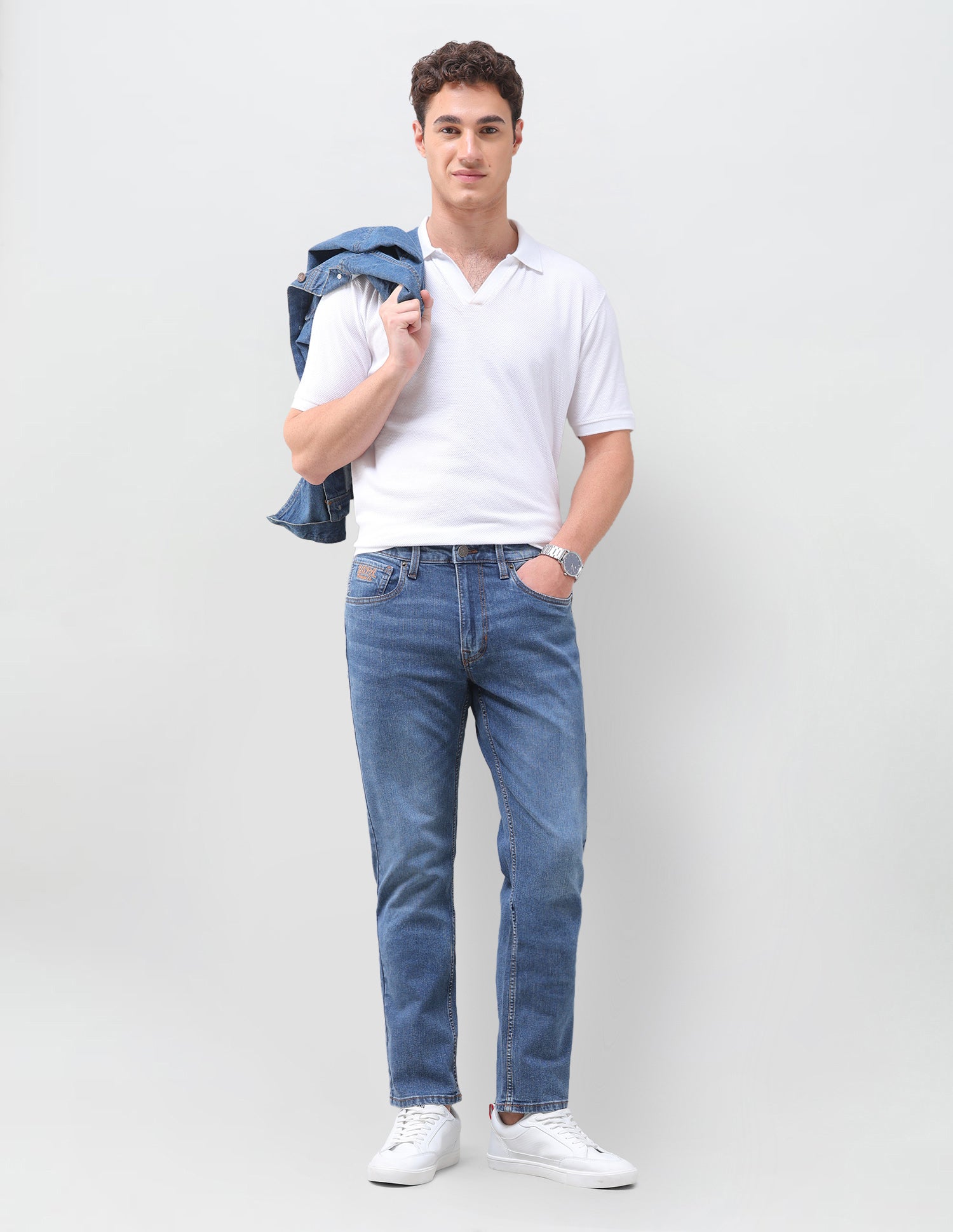 Harold Slim Straight Fit Blue Jeans Indigo - U.S. Polo Assn. India | Large