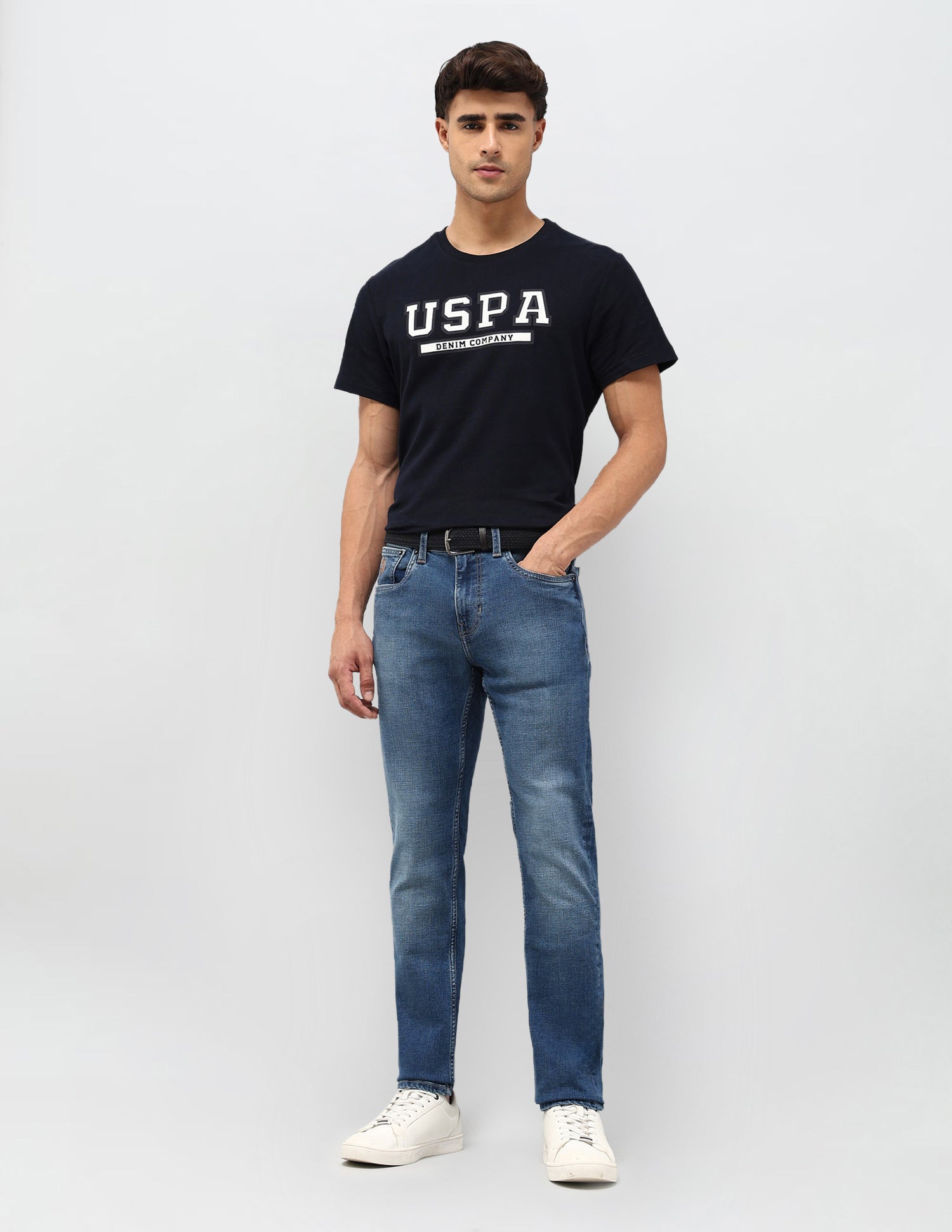 Regallo Skinny Fit Blue Jeans Blue - U.S. POLO ASSN. | Large