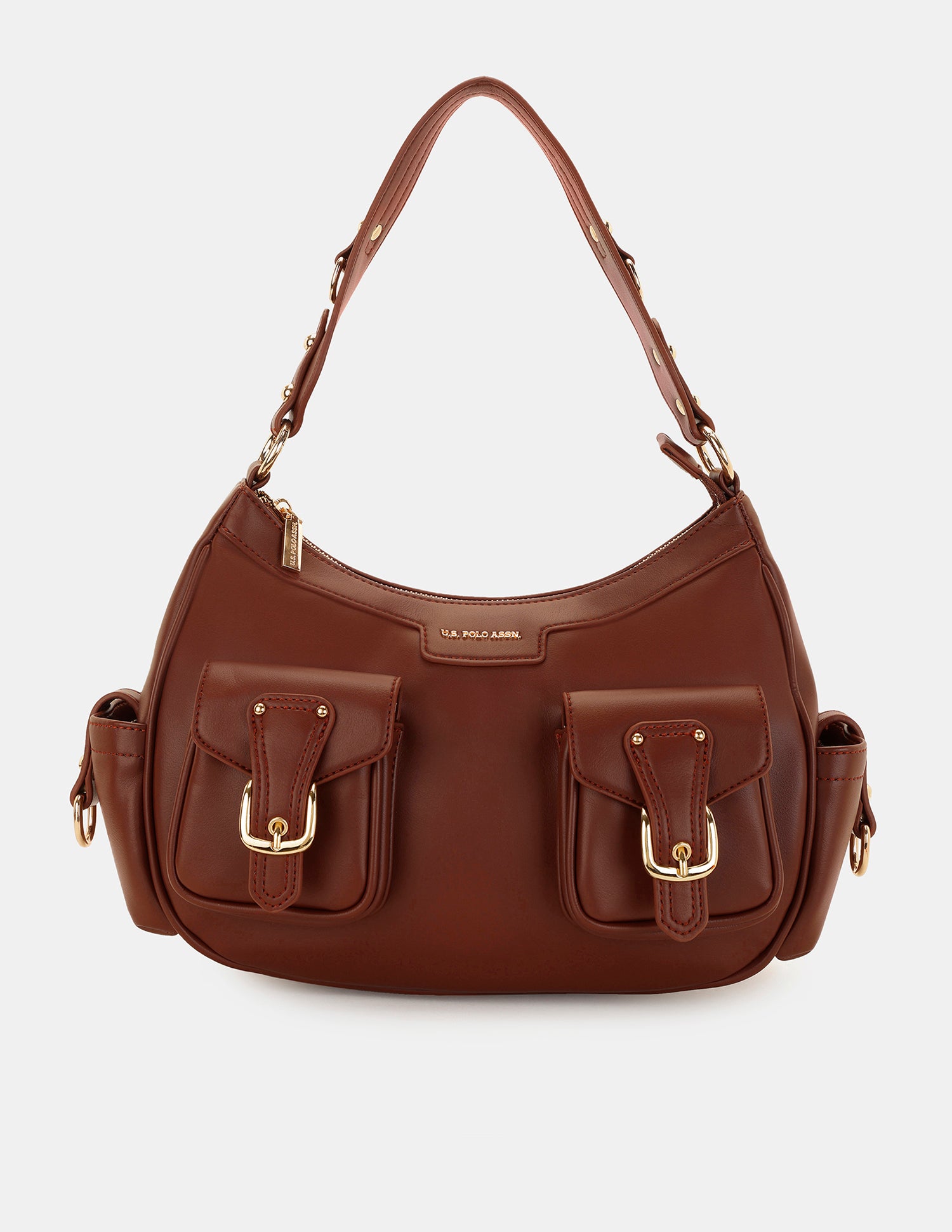 Women Alana Shoulder Bag Brown - U.S. POLO ASSN. | Large