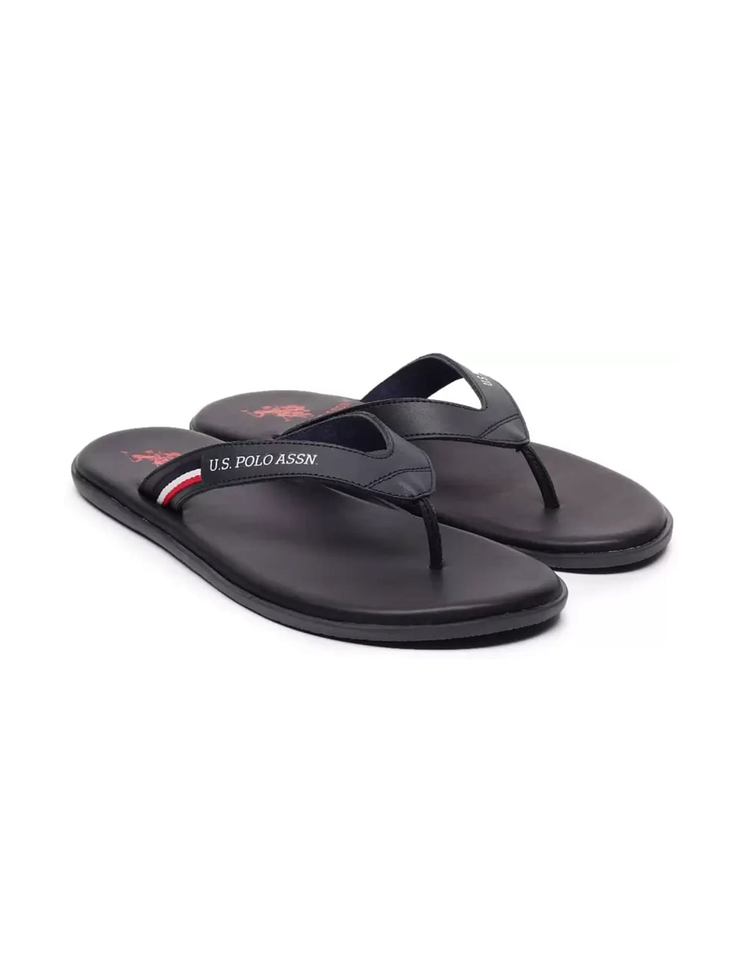 Men Logo Wanor 2.0 Flip Flops Navy - U.S. Polo Assn. India | Large