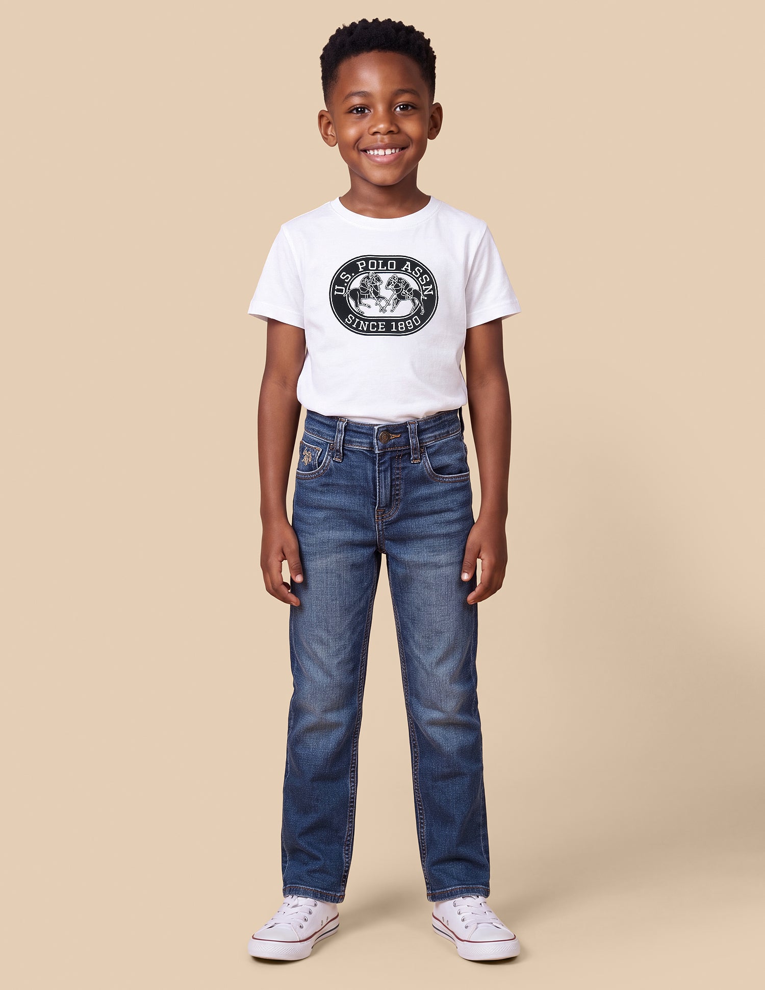 Bootcut Fit Blue Jeans Dark Blue - U.S. Polo Assn. India | Large