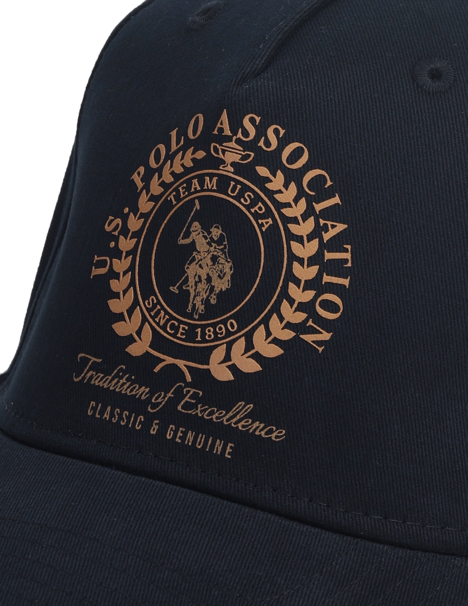 Brand Embroidered Denim Cap Navy - U.S. Polo Assn. India | Large