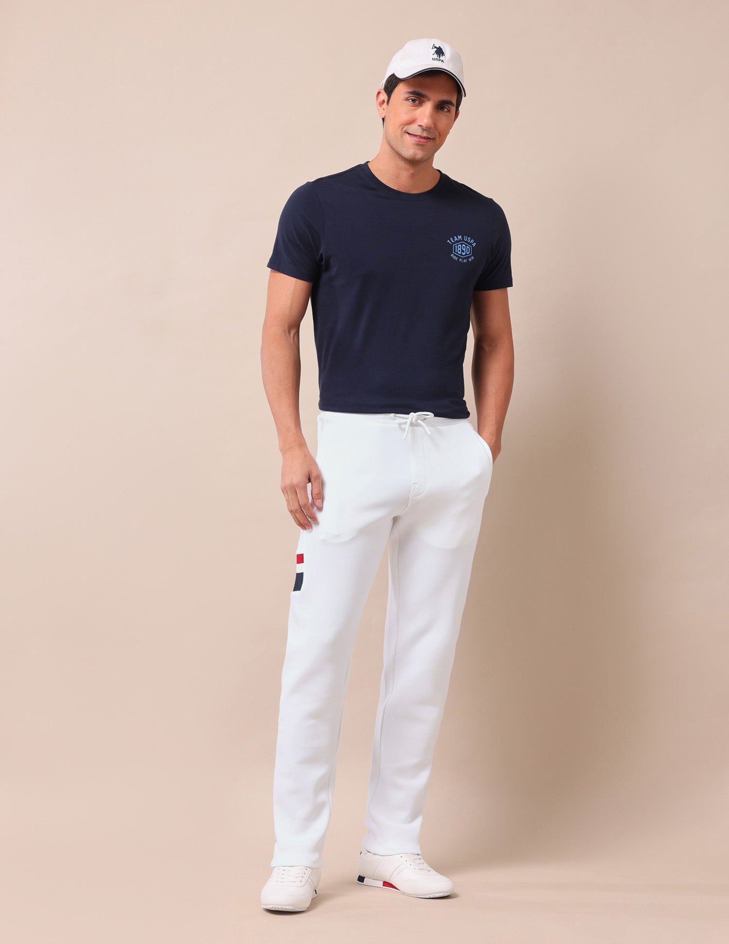 Solid White - U.S. Polo Assn. India | Large