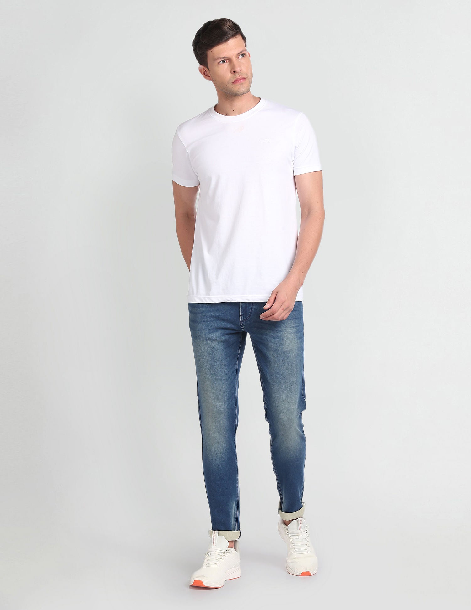 Brandon Slim Tapered Fit Blue Jeans Blue - U.S. POLO ASSN. | Large