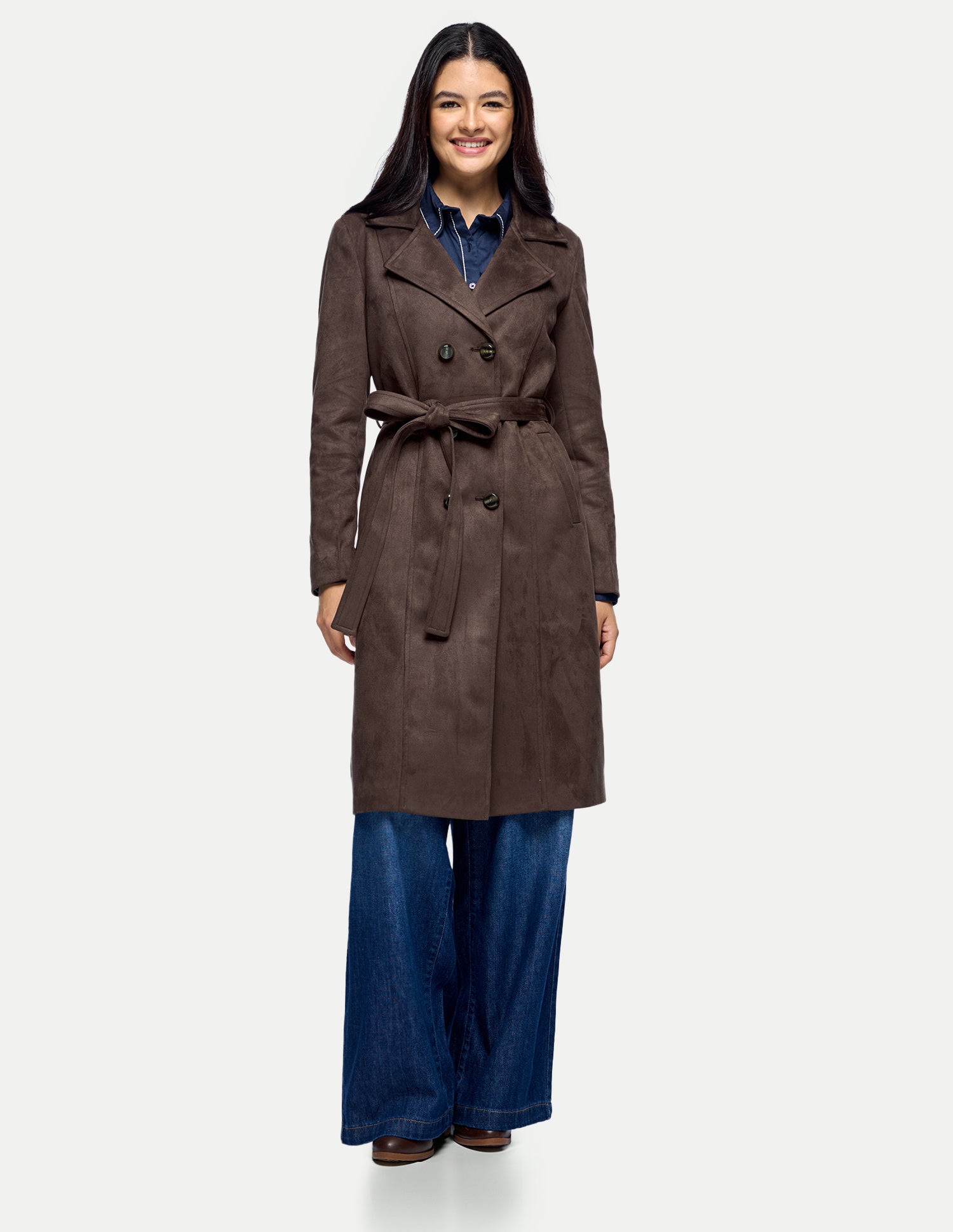 Solid Longline Jacket Brown - U.S. Polo Assn. India | Large