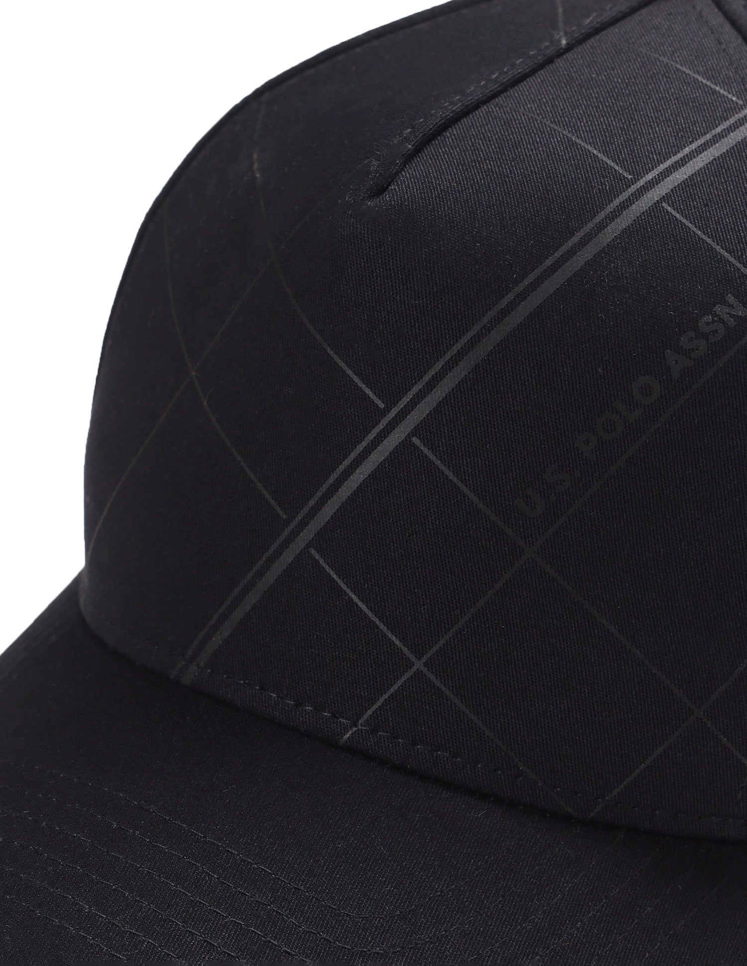 Geometric Printed Cap Black - U.S. Polo Assn. India | Large