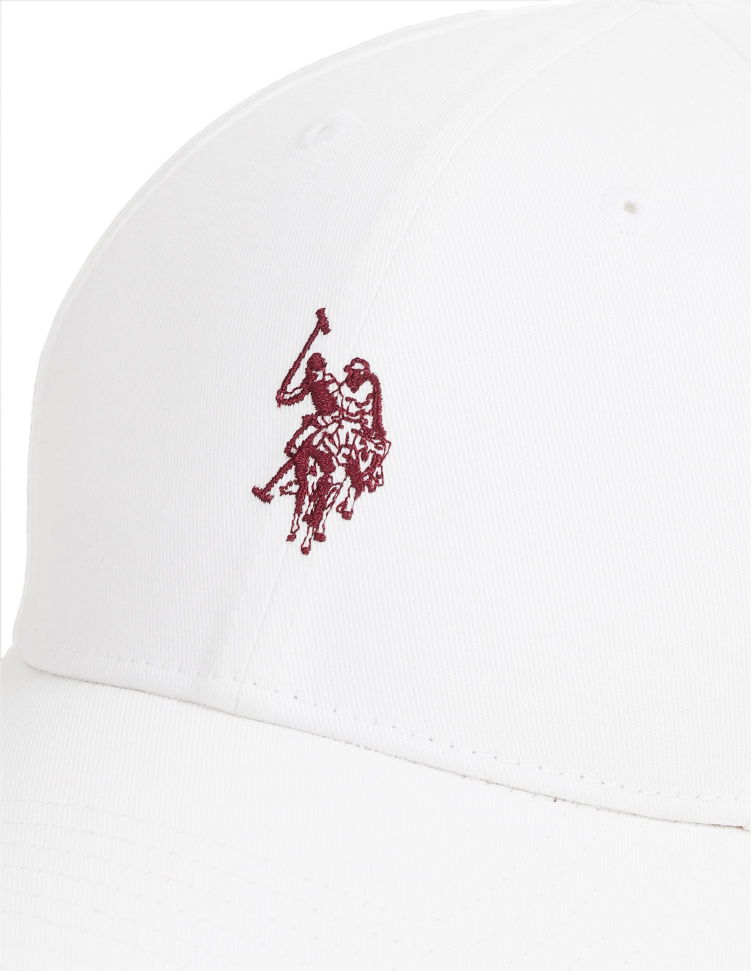 Solid Twill Cap White - U.S. Polo Assn. India | Large