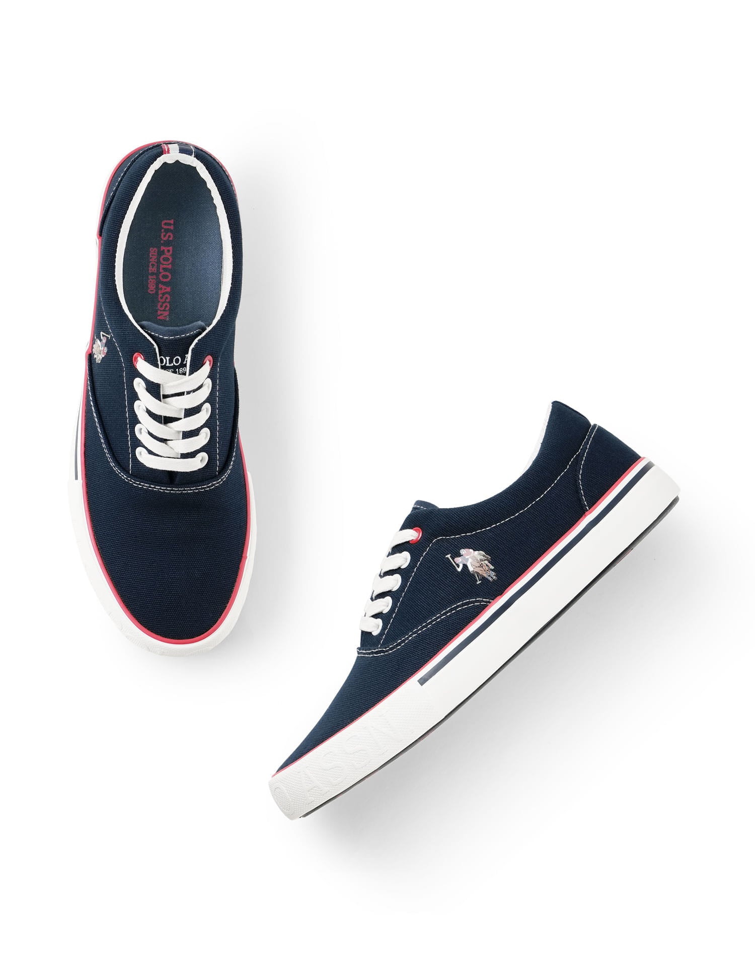 Men Lace-Ups Clyde 2.0 Sneakers Navy - U.S. Polo Assn. India | Large