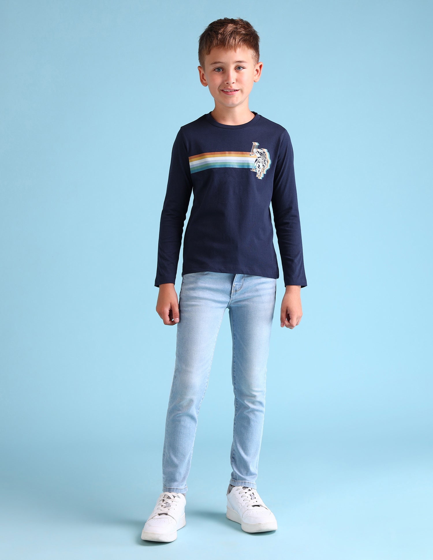 Boys Brand Printed T-Shirt Navy - U.S. POLO ASSN. | Large