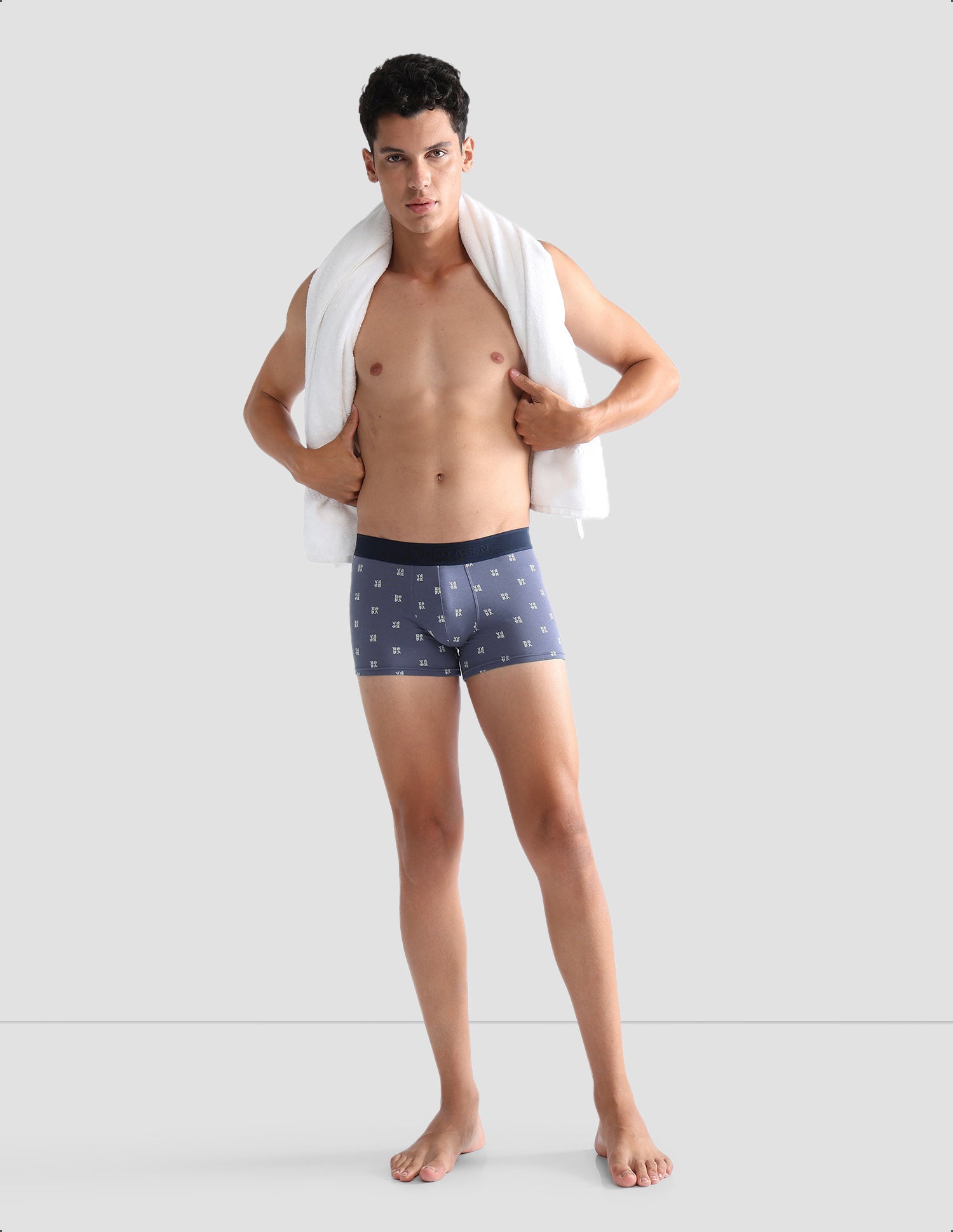 Brand Printed OET16 Trunks - Pack Of 2 Grisaille and Picante - U.S. POLO ASSN. | Large