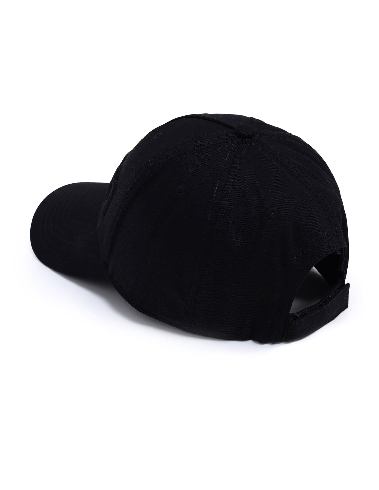 Brand Embroidered Twill Cap Black - U.S. POLO ASSN. | Large