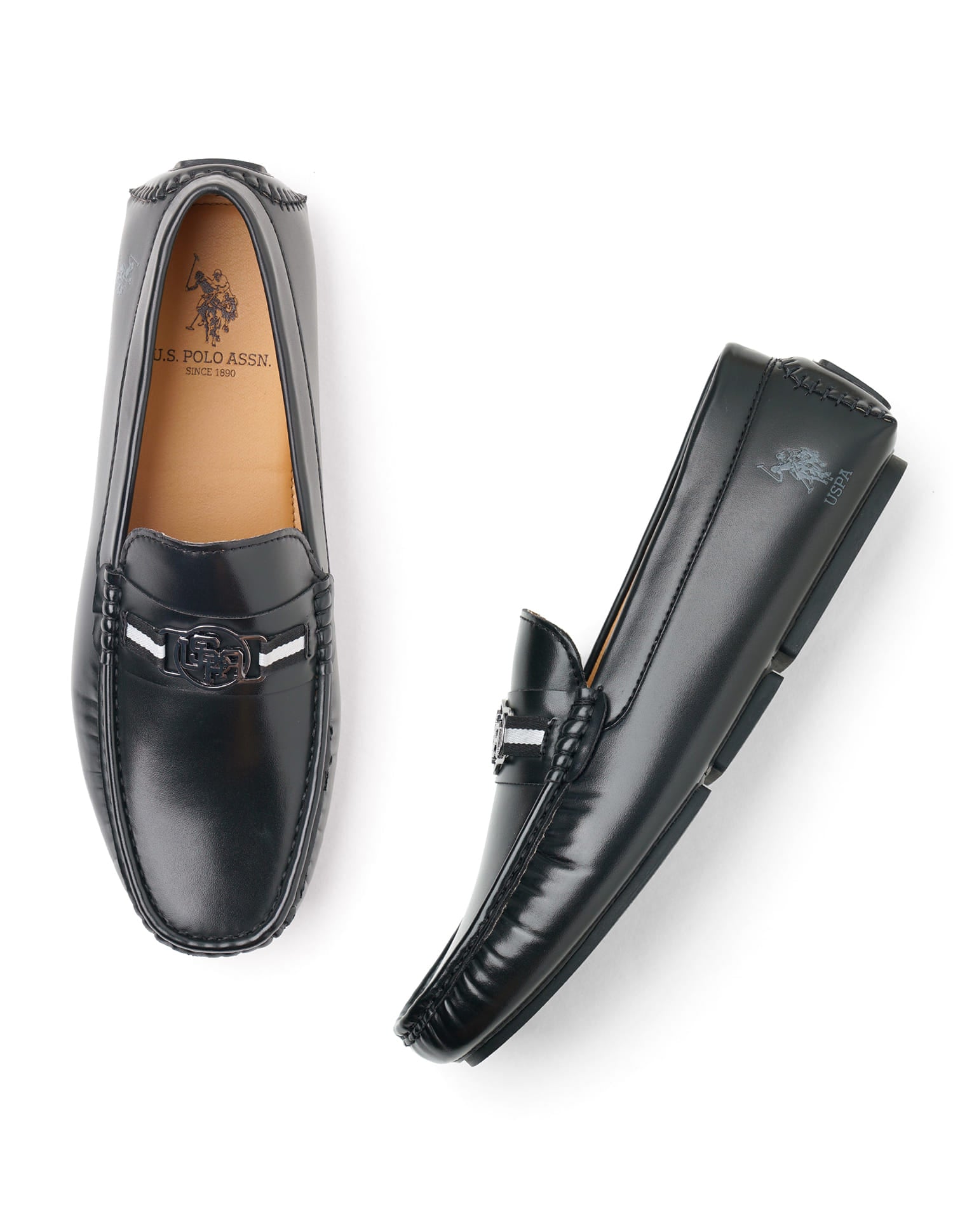 Men Fritof 3.0 Slip On Shoes Black - U.S. Polo Assn. India | Large