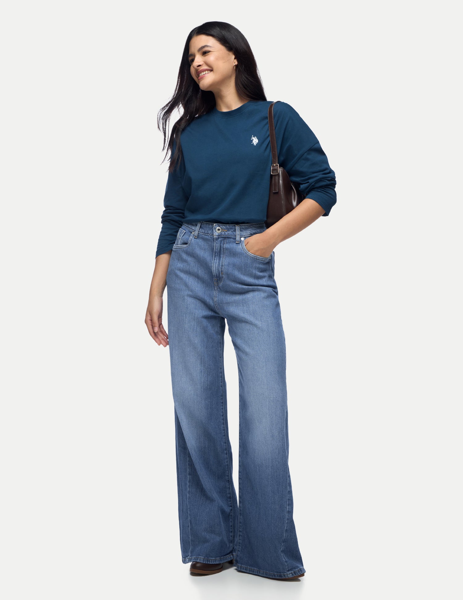 Baggy Fit Blue Jeans Blue - U.S. Polo Assn. India | Large