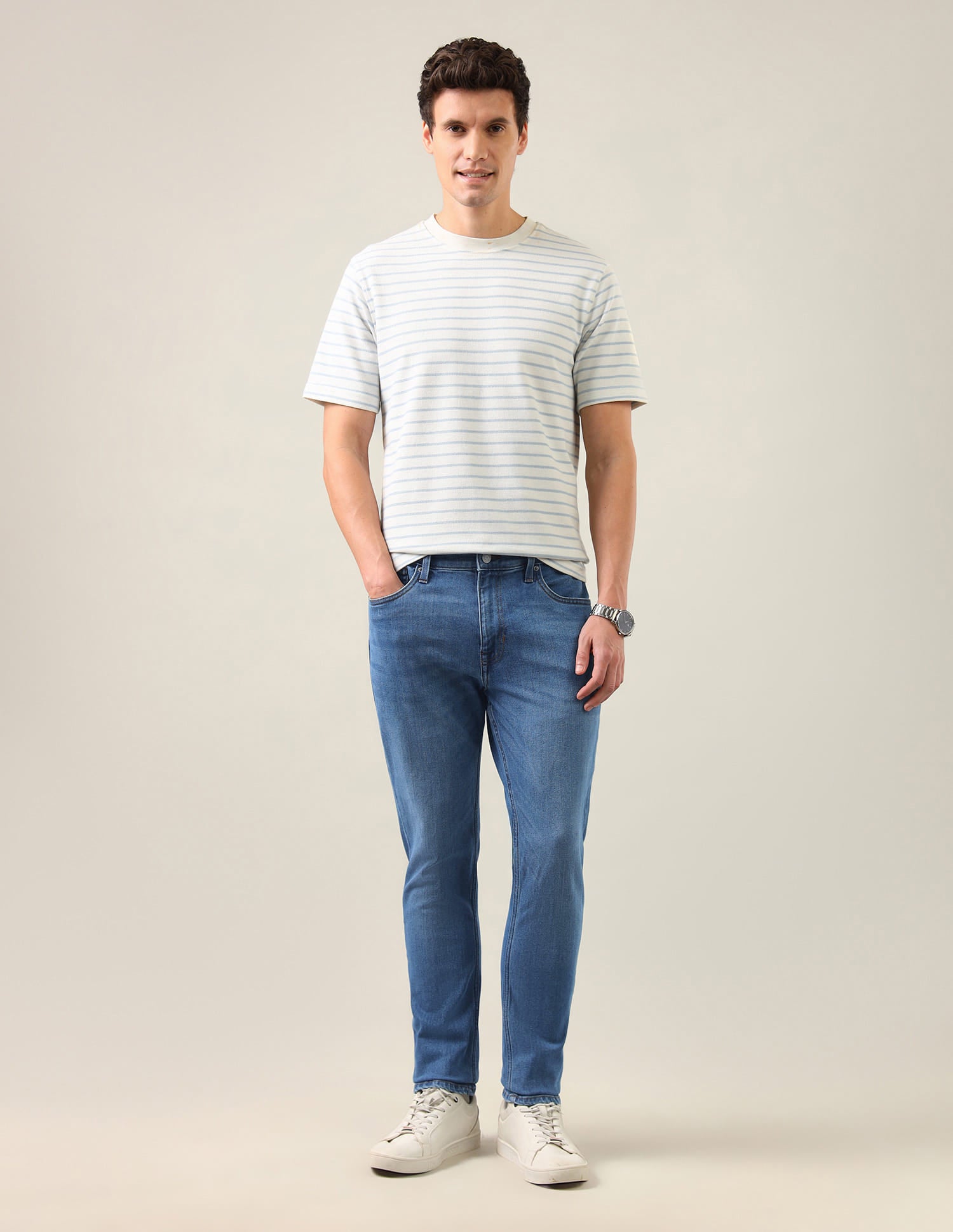 Brandon Slim-Tapered Fit Blue Jeans Blue - U.S. Polo Assn. India | Large