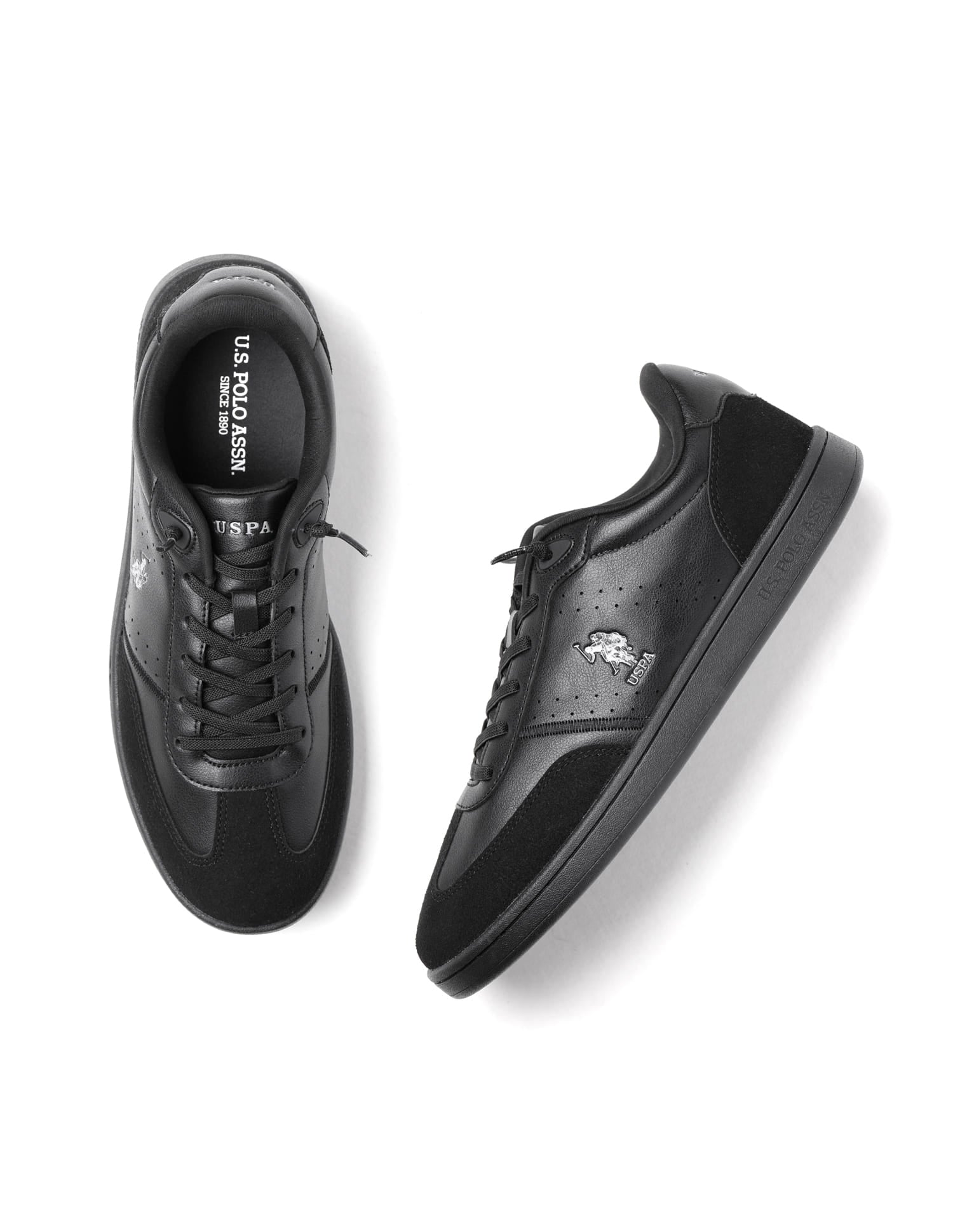 Men Cenik Solid Sneakers Black - U.S. Polo Assn. India | Large