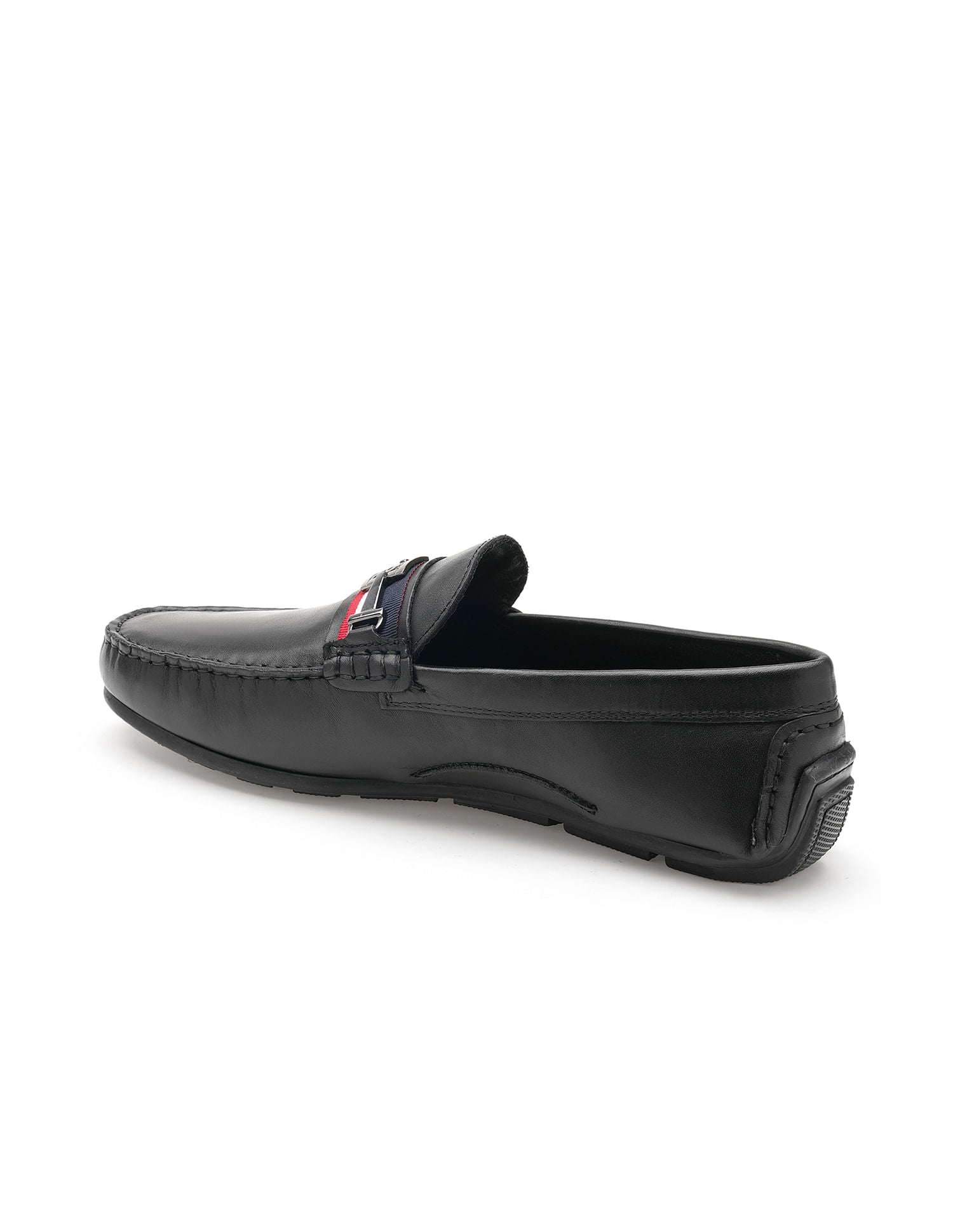 Metallic Logo Patra Slip-Ons Loafers Black - U.S. Polo Assn. India | Large