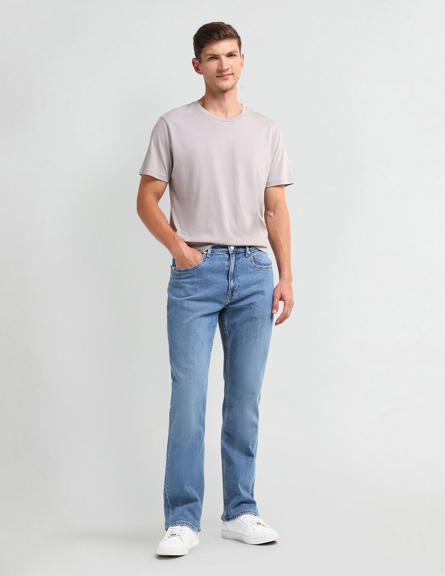 Connor Bootcut Fit Blue Jeans Blue - U.S. POLO ASSN. | Large