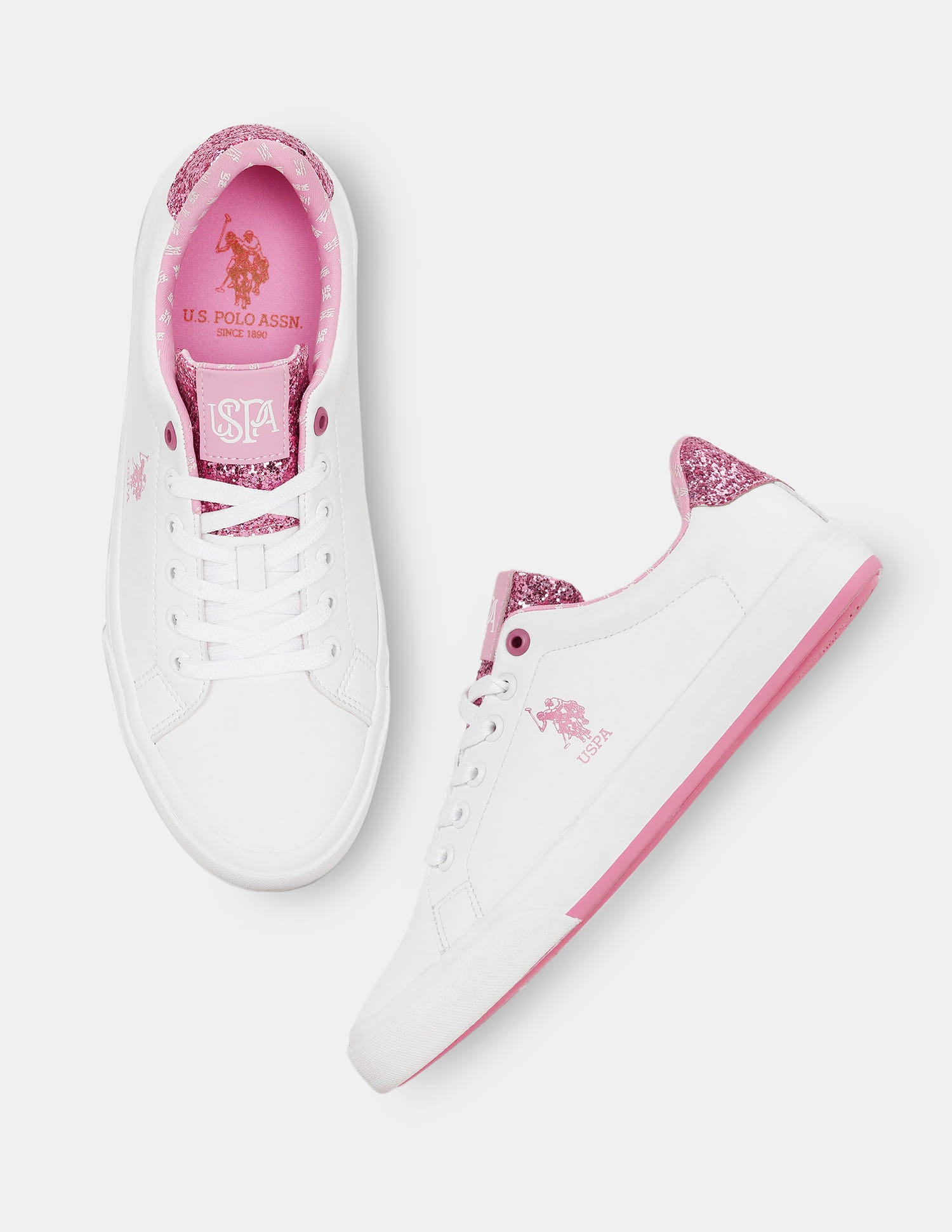 Beverly 4.0 Light Weight Lace-Ups Sneakers Off White - U.S. Polo Assn. India | Large