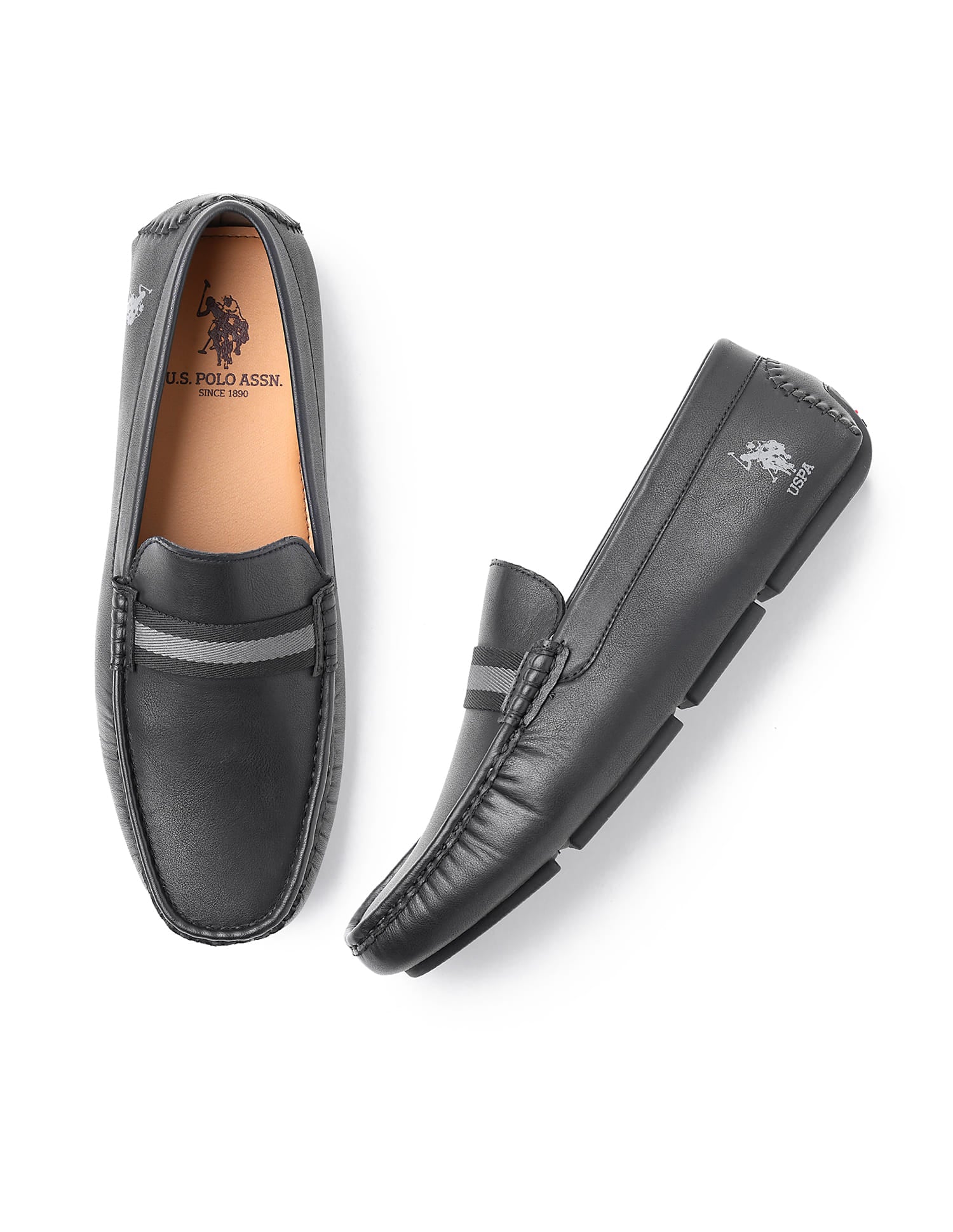 Men Bickford 5.0 Slip On Shoes Black - U.S. Polo Assn. India | Large