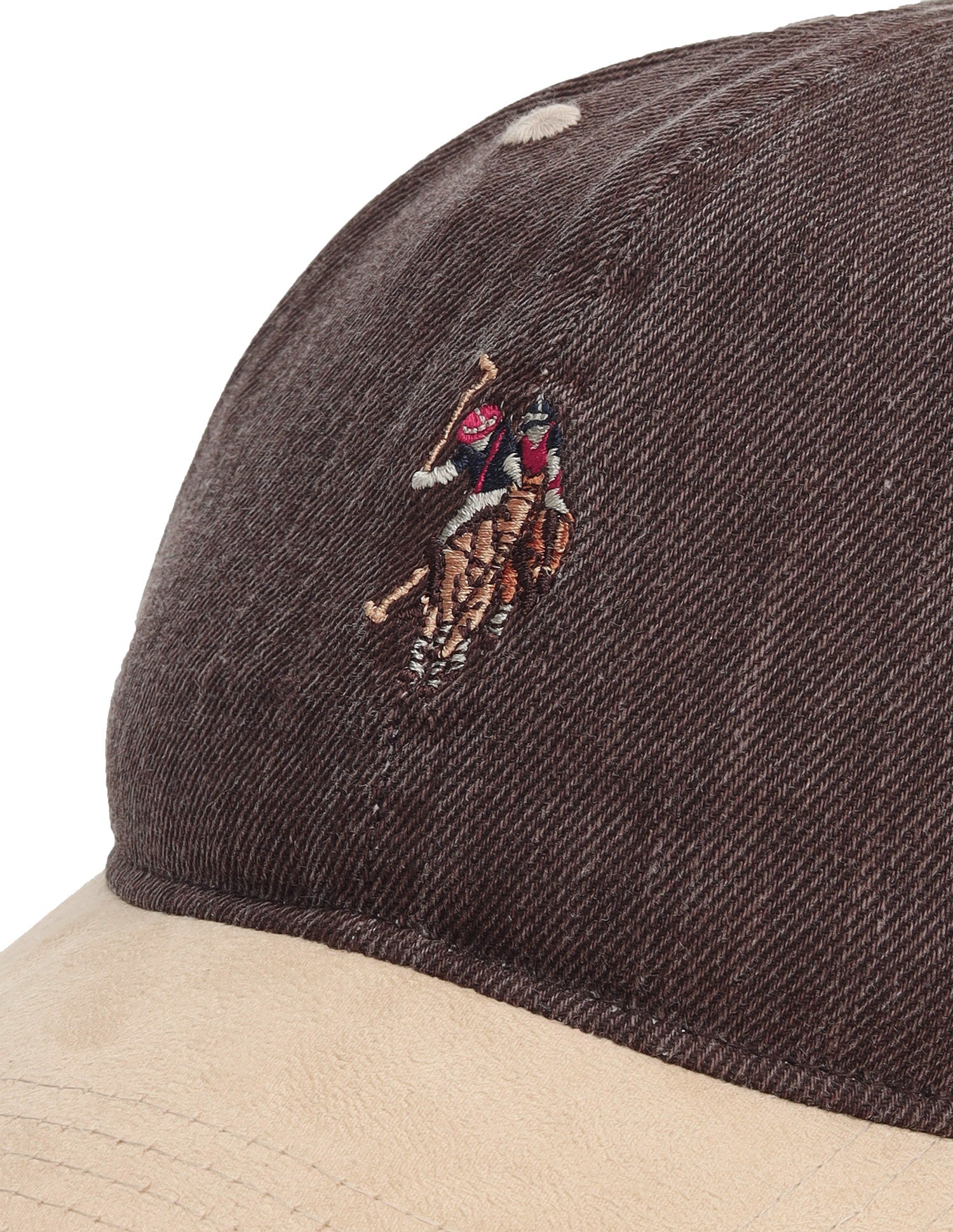 Brand Embroidered Twill Cap Brown - U.S. Polo Assn. India | Large