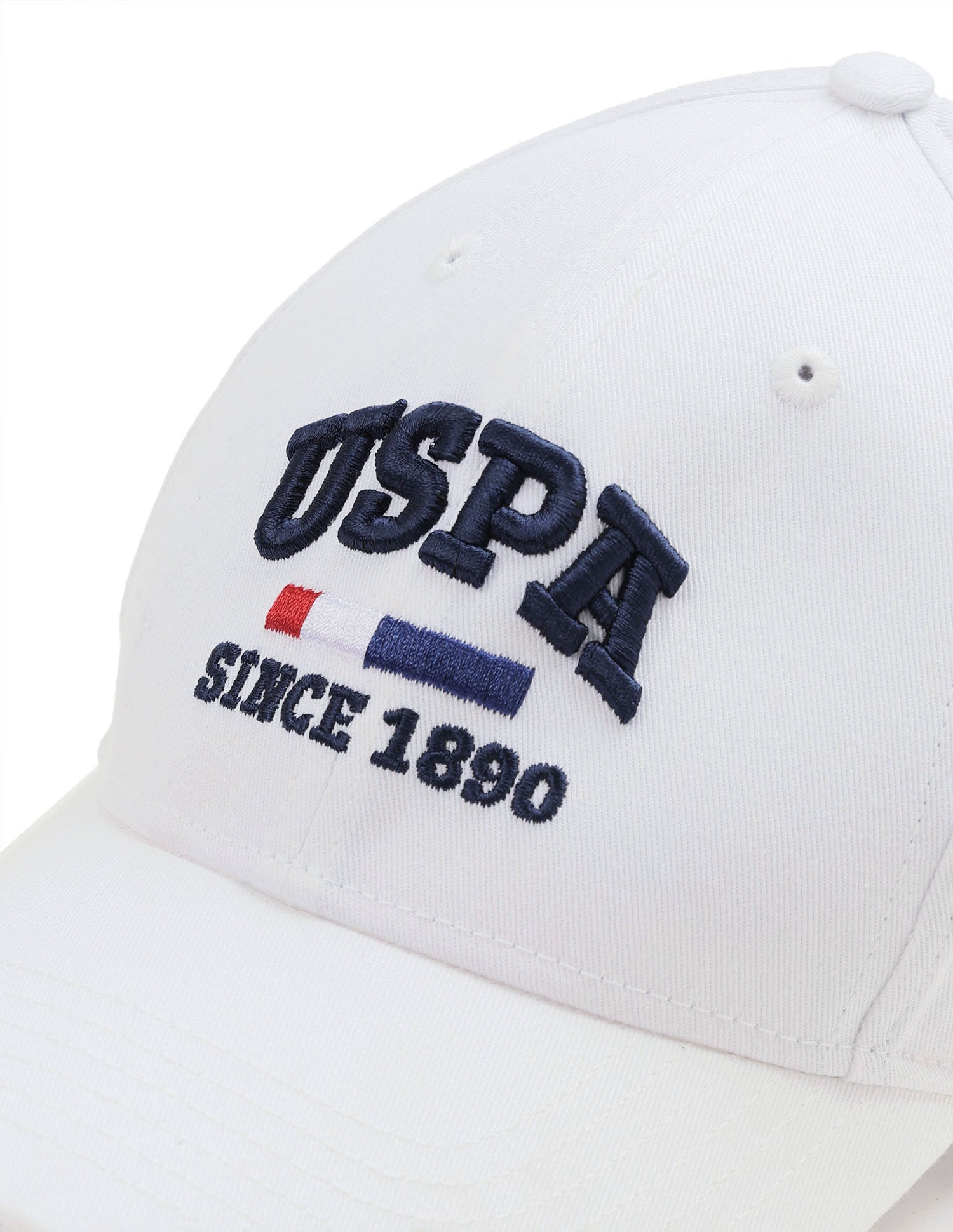 Brand Embroidered 135 Anniversary Cap White - U.S. POLO ASSN. | Large