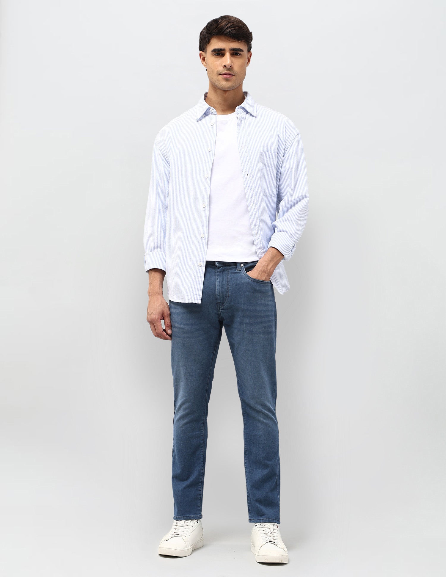 Henry Tapered Fit Blue Jeans Blue - U.S. POLO ASSN. | Large