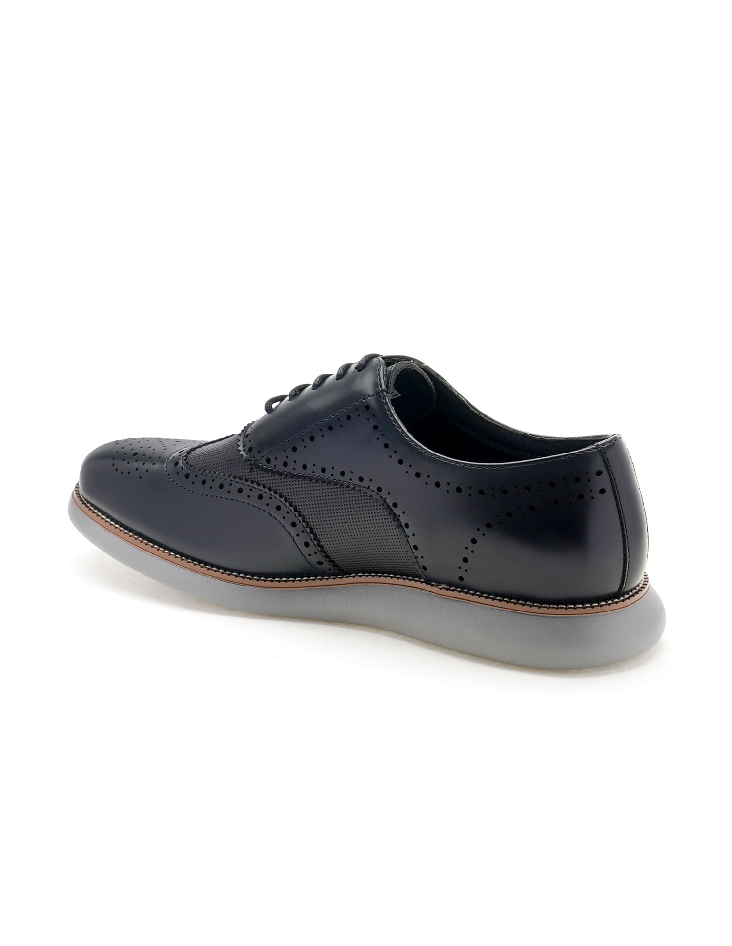 Men Marco Navy Work Casuals Lace Up Shoes Blue - U.S. Polo Assn. India | Large
