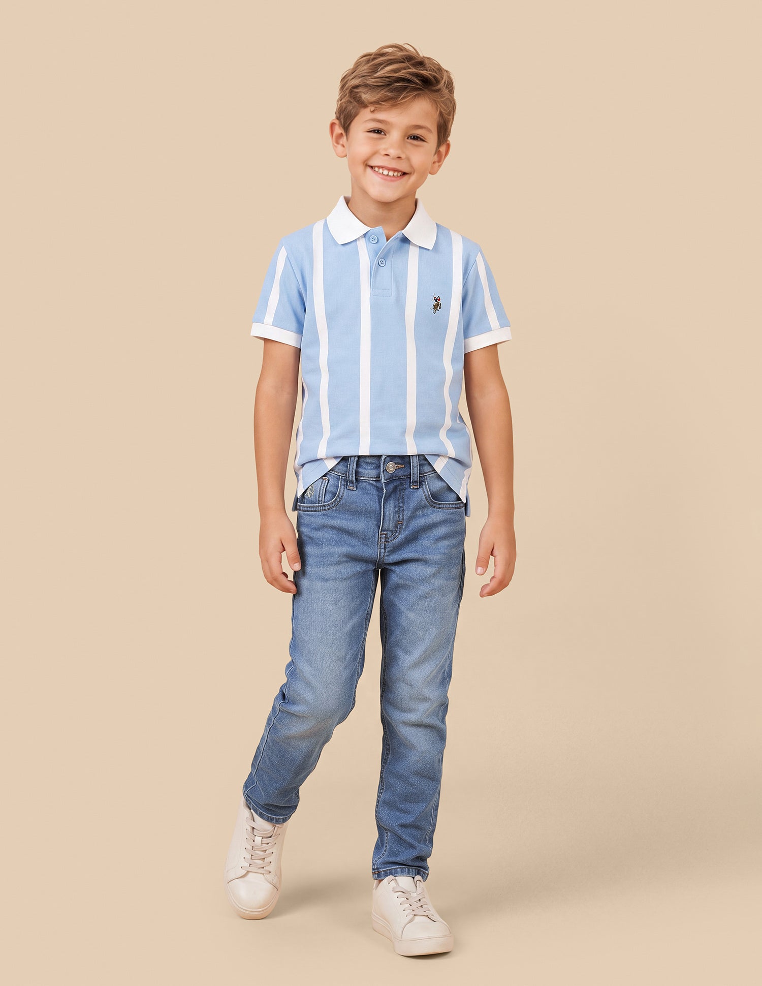 Slim Fit Blue Jeans Blue - U.S. Polo Assn. India | Large