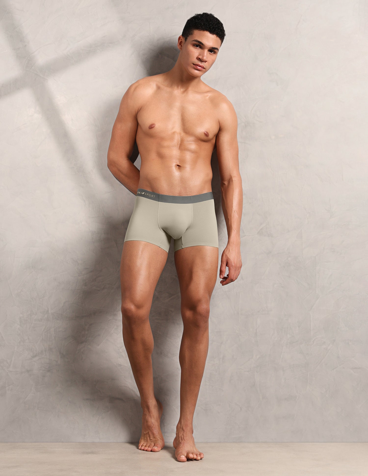 Signature Sports Mesh RT009 Seamless Trunk Chalk - U.S. Polo Assn. India | Large