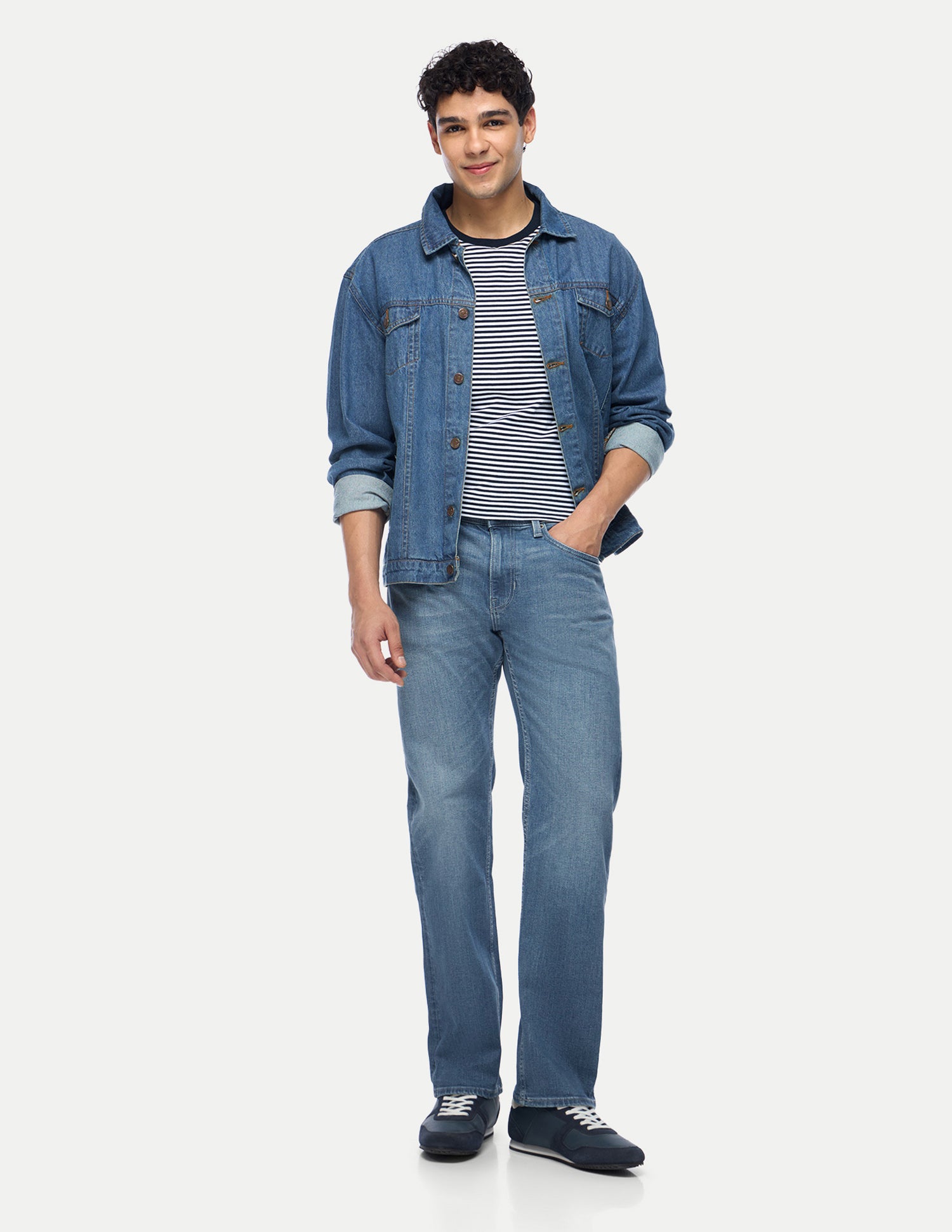 Mason Regular Straight Fit Blue Jeans Light Blue - U.S. Polo Assn. India | Large