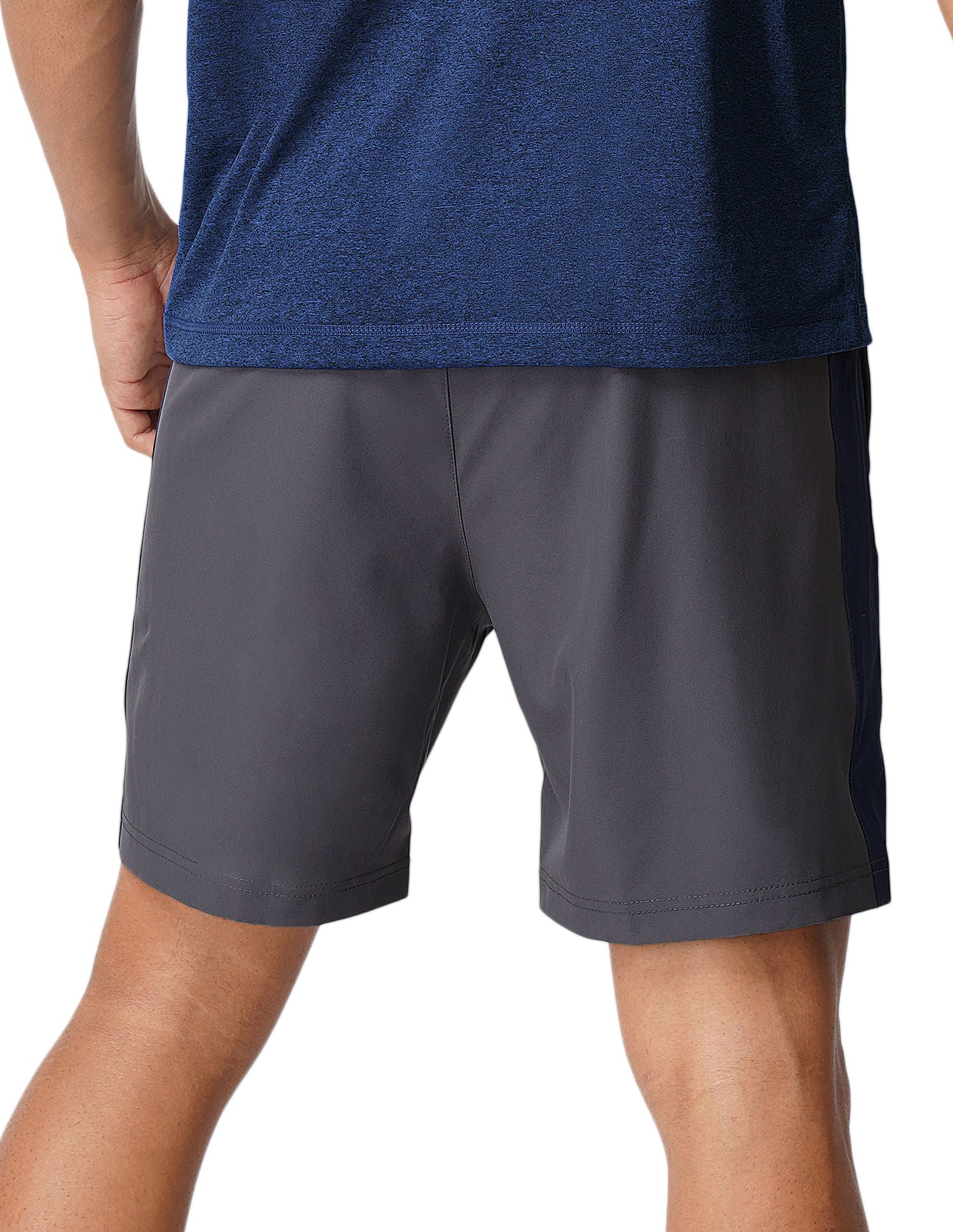 Mid Rise Elasticized Waist I716 Shorts - Pack Of 1 Grey - U.S. POLO ASSN. | Large