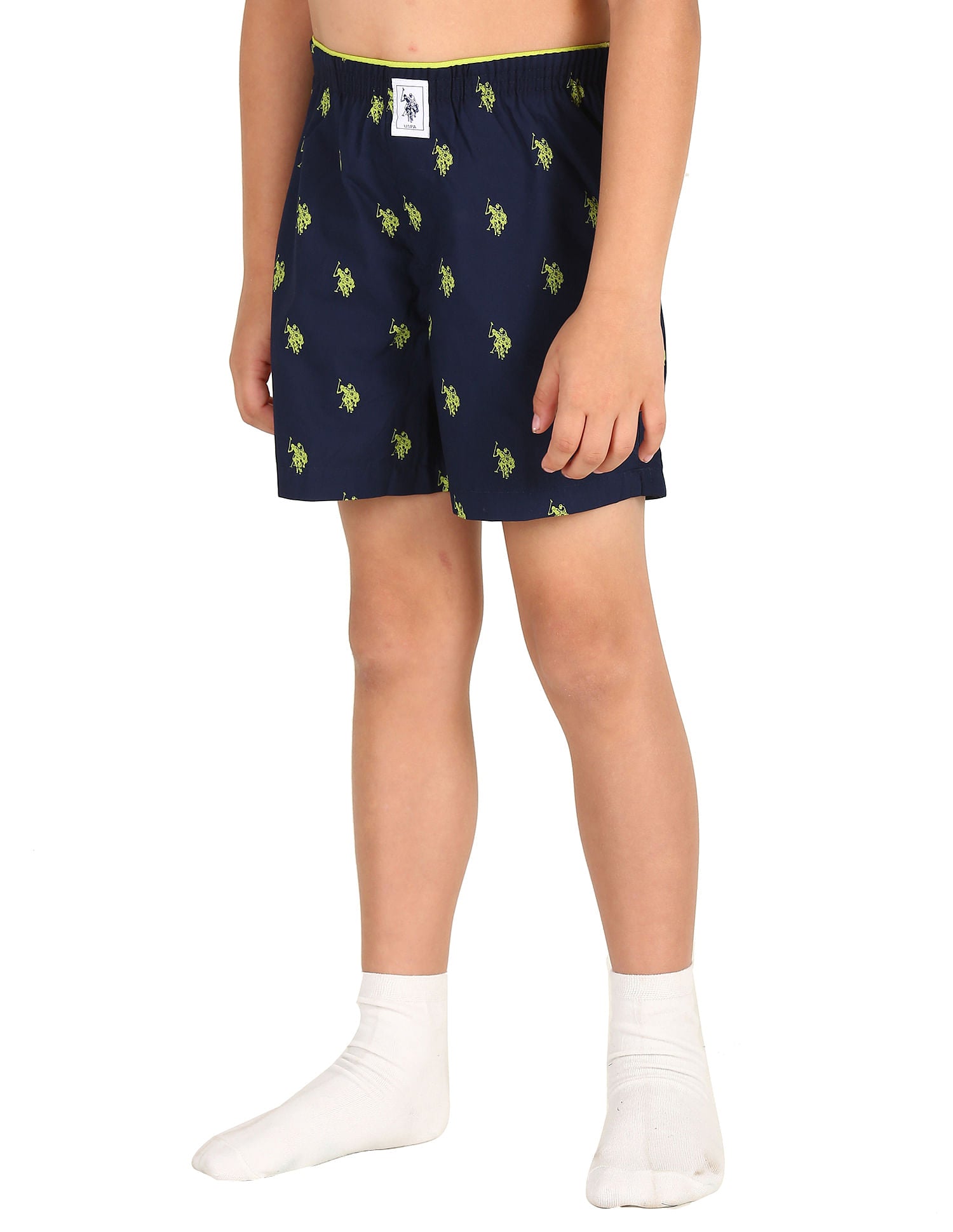 Pure Cotton Printed IKXA Boxers - Pack Of 1 Navy - U.S. POLO ASSN. | Large