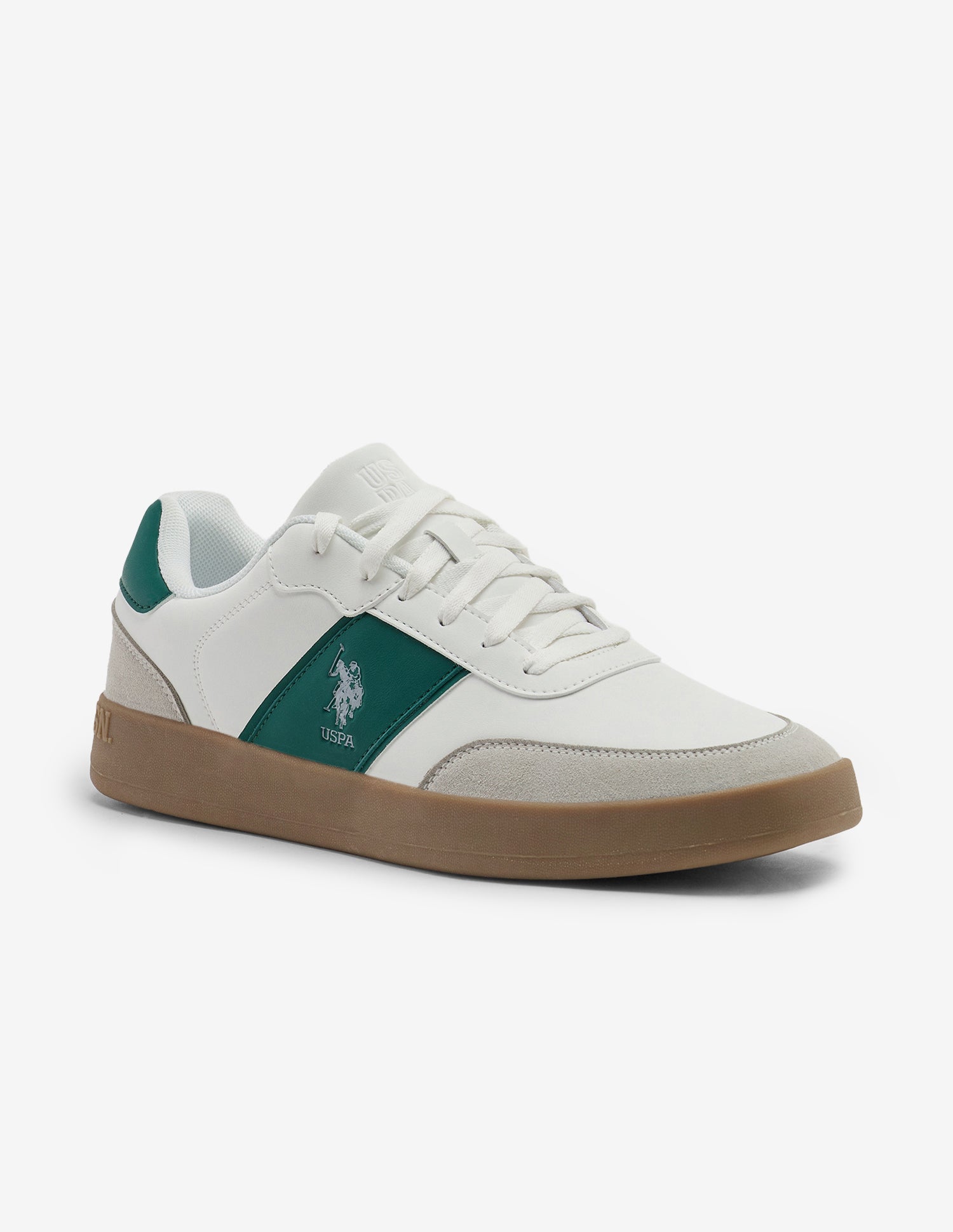 Carson Colour Blocked Sneakers Off White - U.S. Polo Assn. India | Large