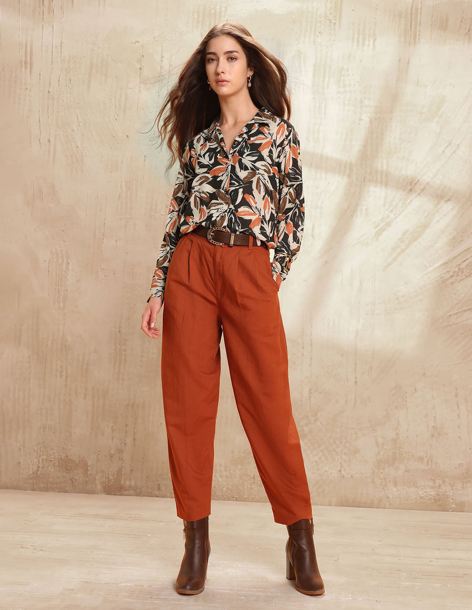 Regular Fit Floral Printed Shirt Multi-colour - U.S. POLO ASSN. | Large