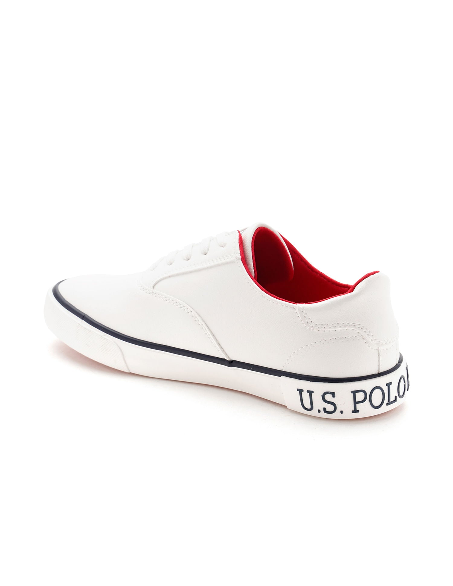 Women Low Top Parker Sneakers White - U.S. Polo Assn. India | Large
