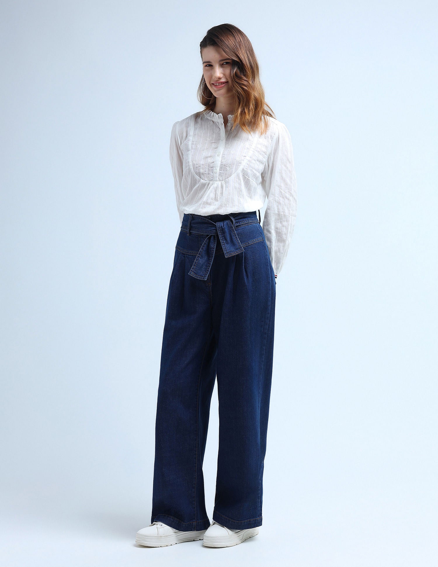 Tape Detail Dobby Top White - U.S. POLO ASSN. | Large