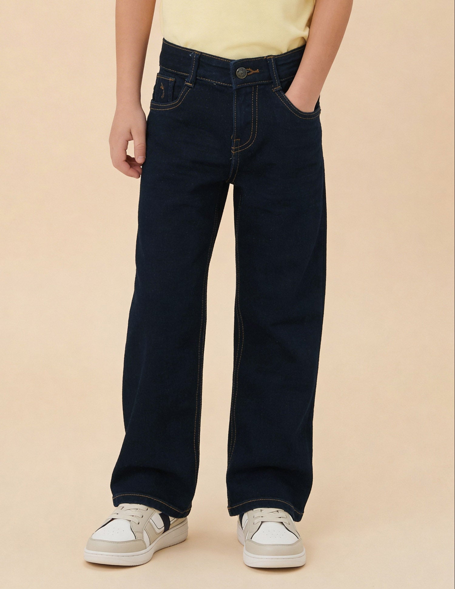 Bootcut Fit Blue Jeans Dark Blue - U.S. Polo Assn. India | Large