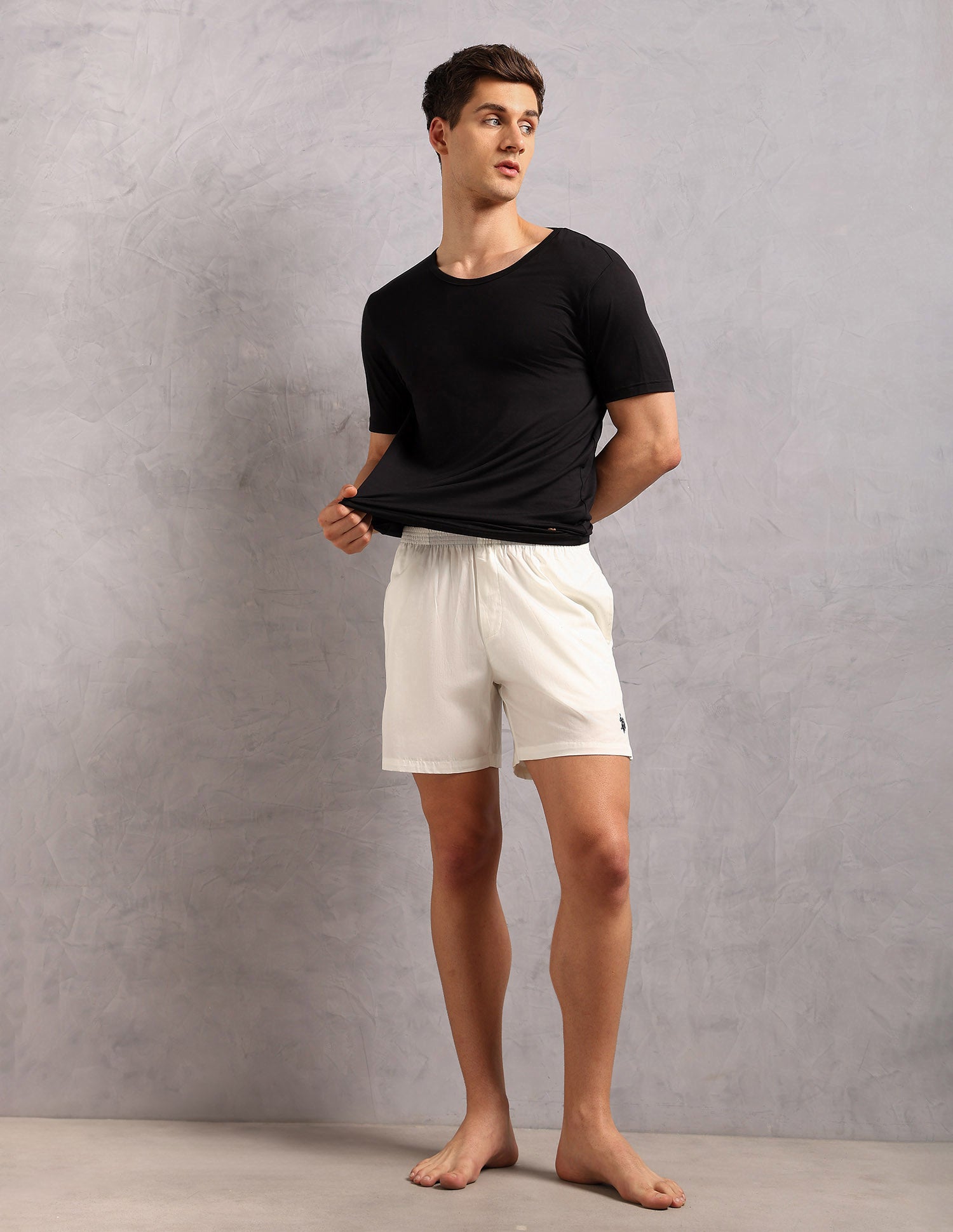 Breathable Solid OEX13 Boxers - Pack Of 1 Snow White - U.S. POLO ASSN. | Large