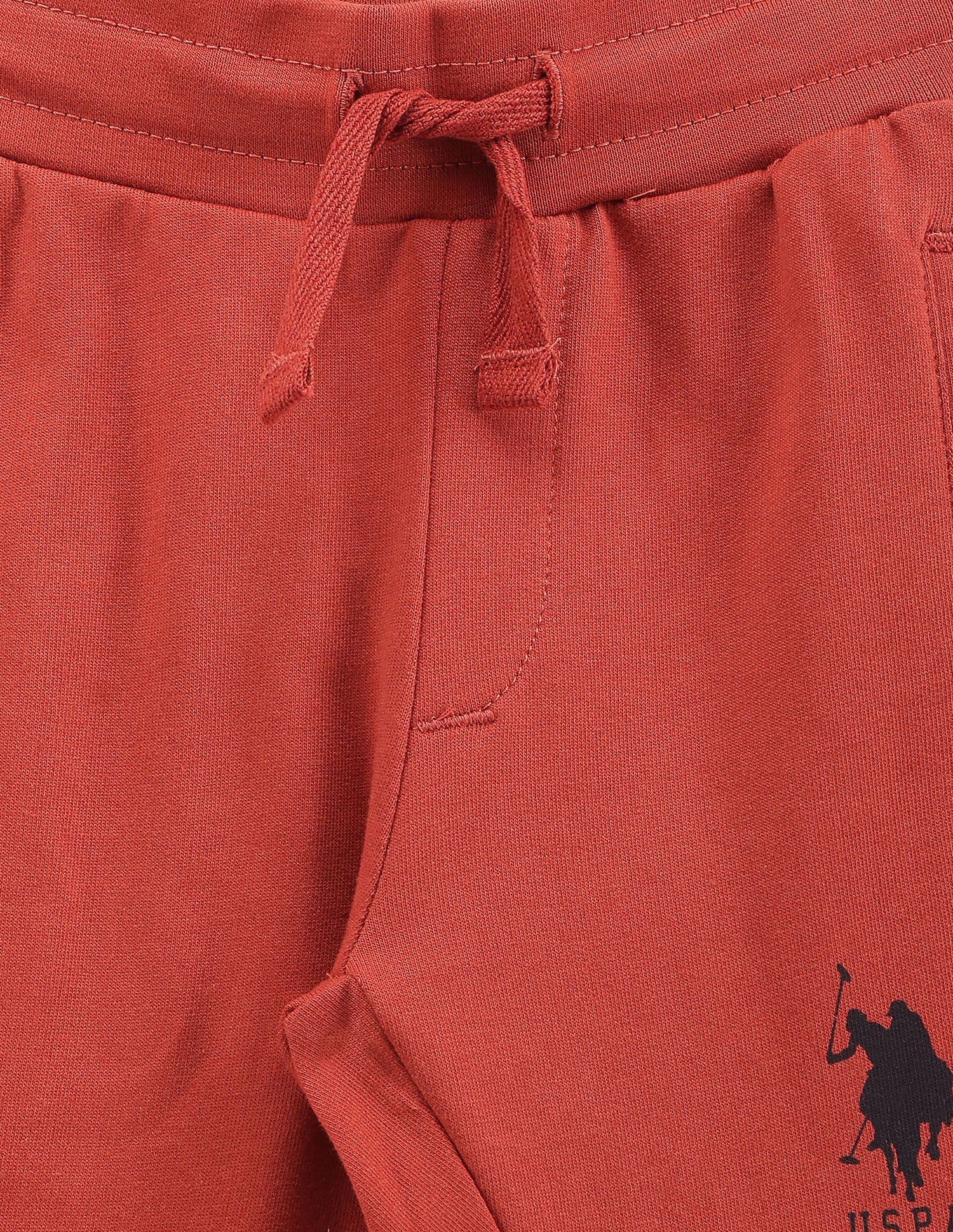 Boys Panelled Joggers Red - U.S. POLO ASSN. | Large