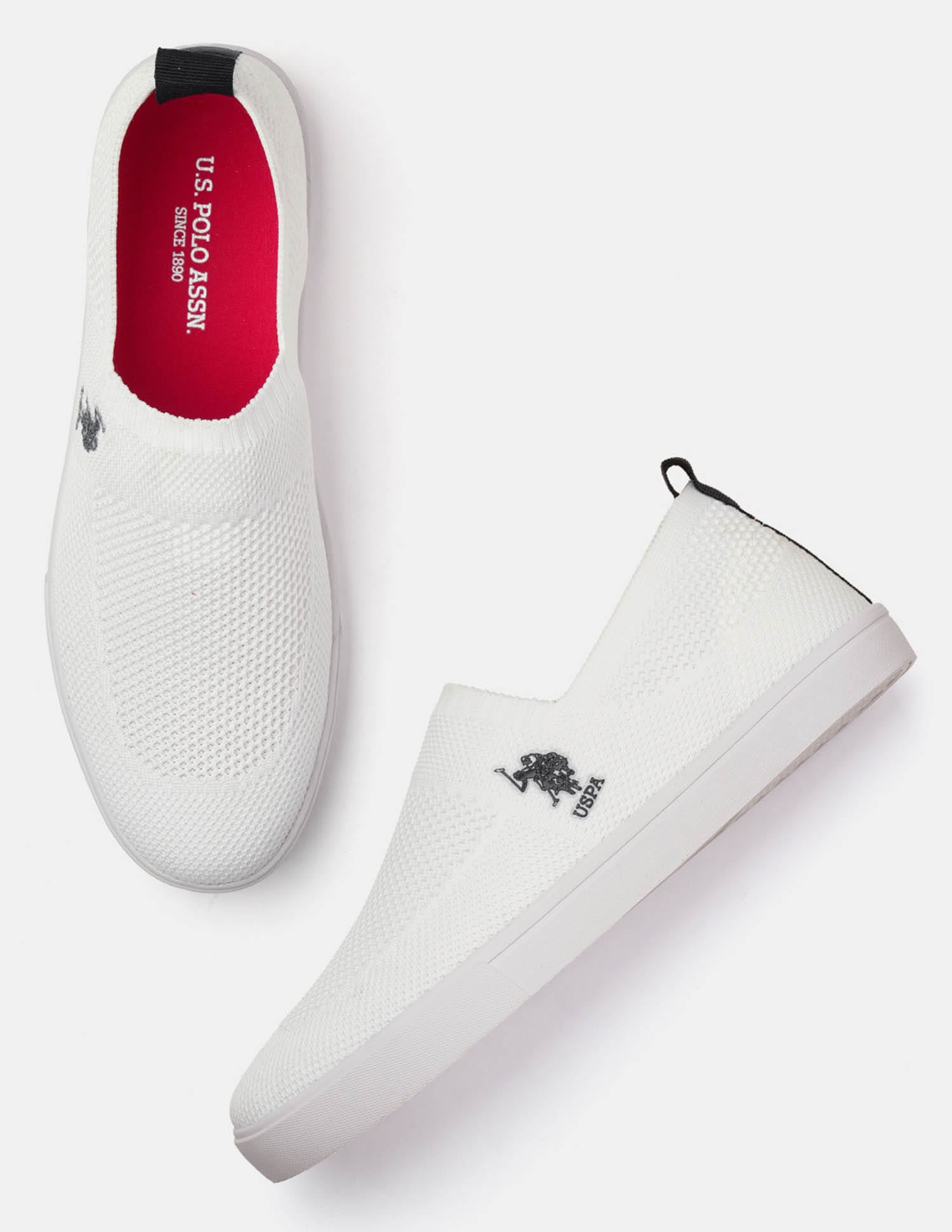 Men Octavia 3.0 Slip On Sneakers Off White - U.S. Polo Assn. India | Large