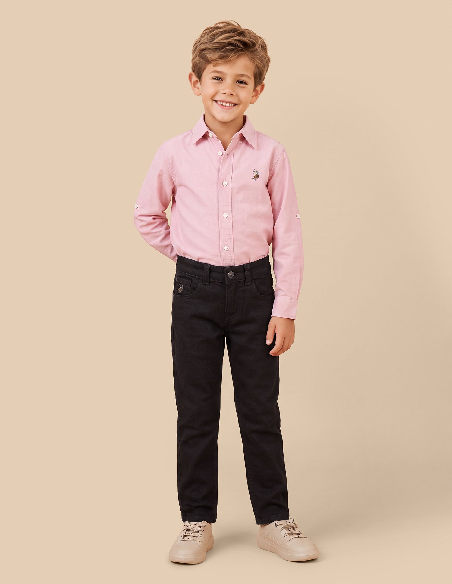 Relaxed Fit Brown Jeans Dark Brown - U.S. Polo Assn. India | Large