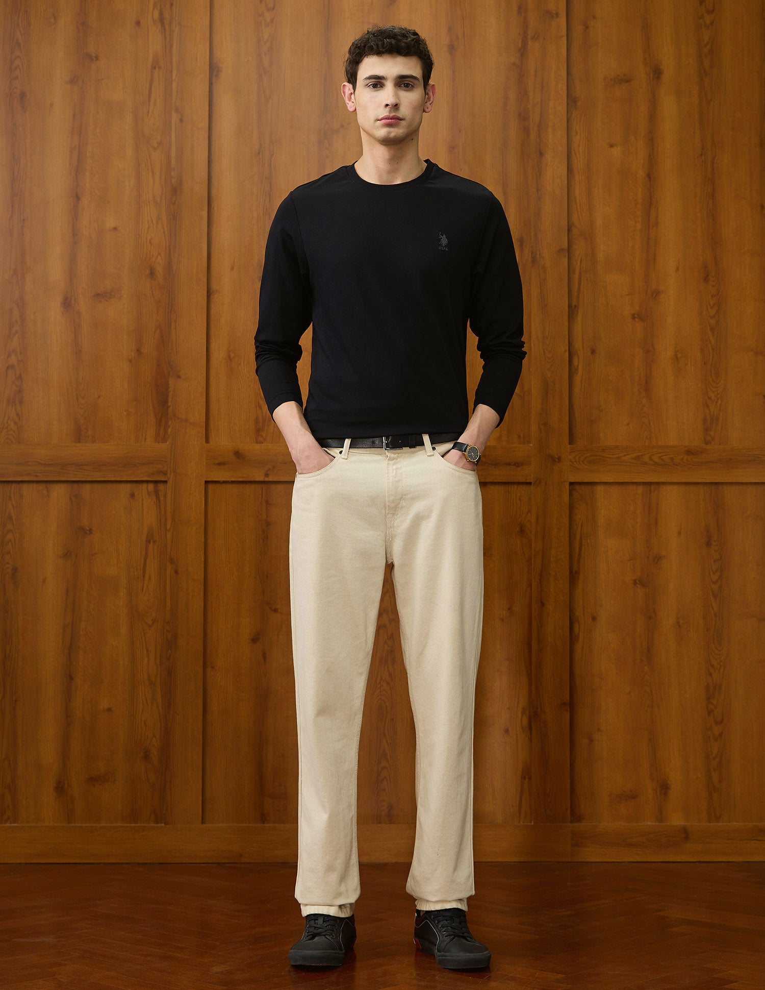 Solid Varsity Theatre T-Shirt Black - U.S. POLO ASSN. | Large