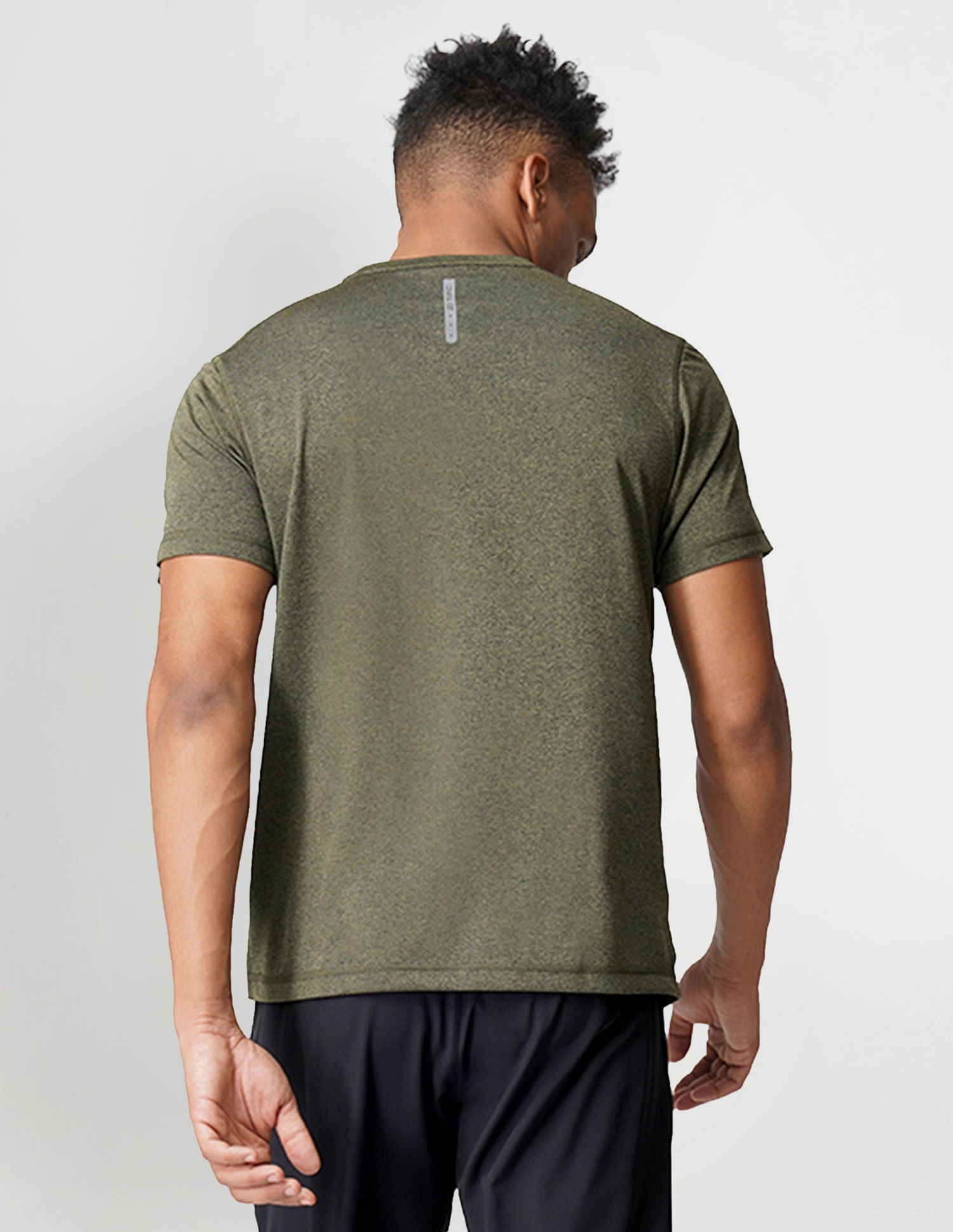 Reflective Logo Crew Neck I712 Lounge T-Shirt - Pack Of 1 Olive - U.S. POLO ASSN. | Large