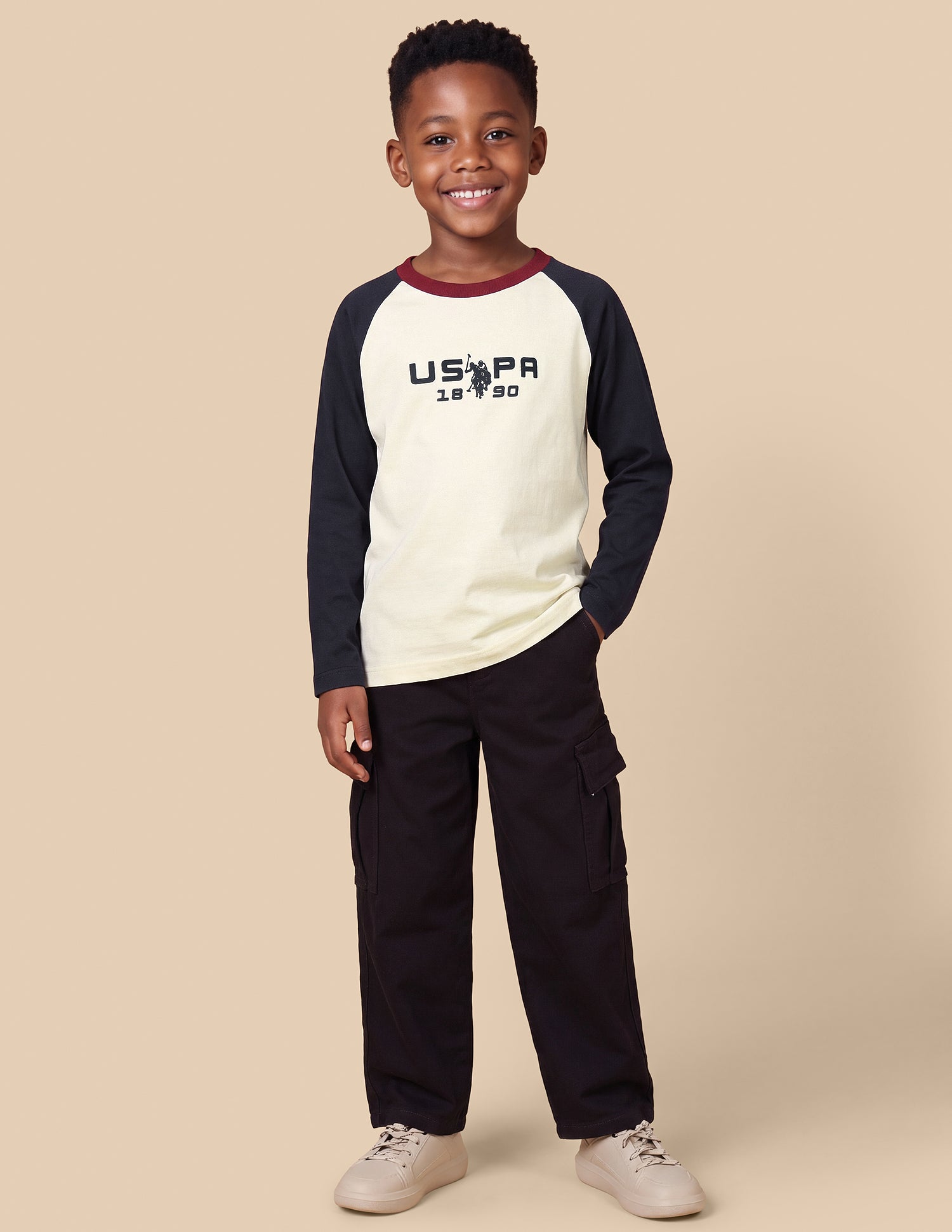 Brand Printed Regular Fit T-Shirt White - U.S. Polo Assn. India | Large