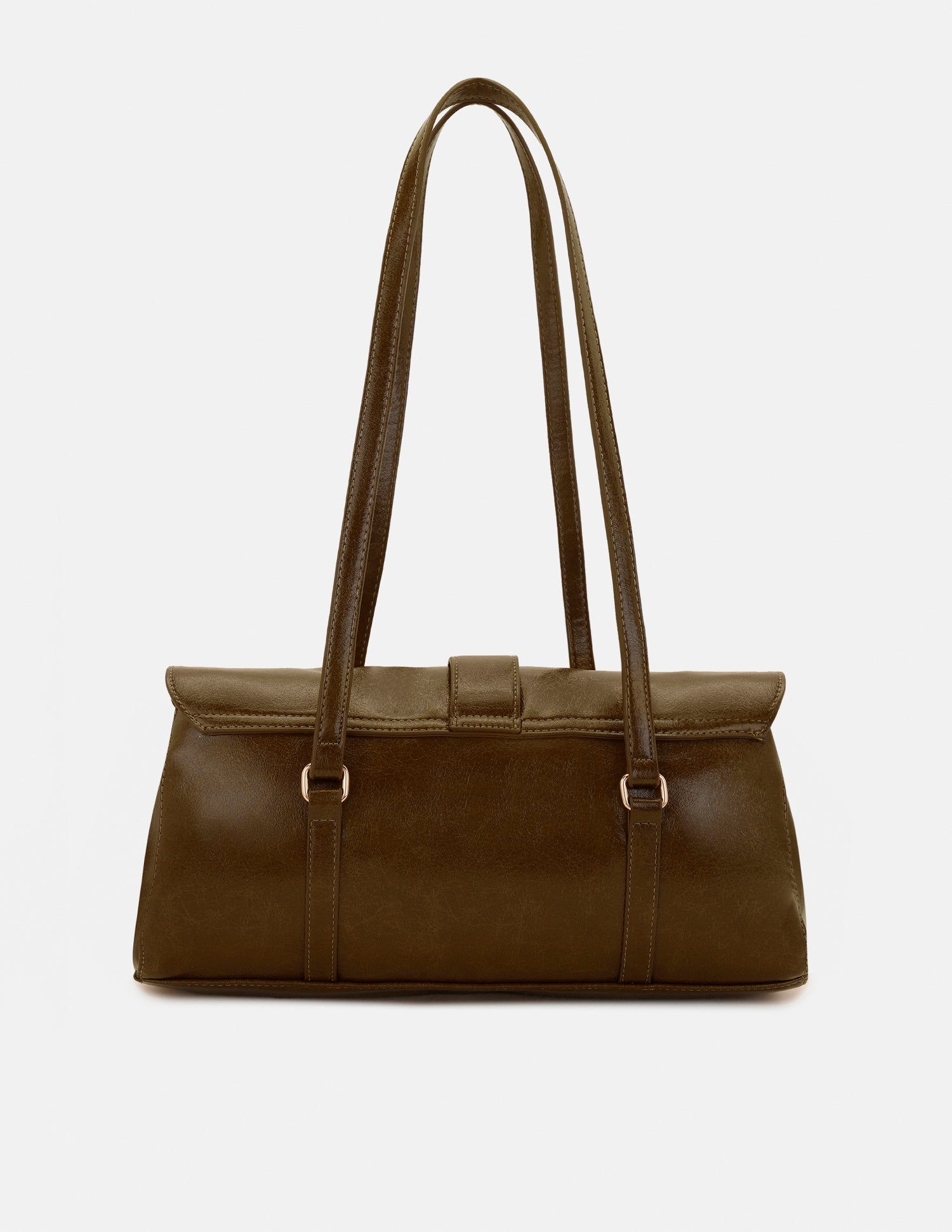 Women Ash Textured Shoulder Bag Olive - U.S. POLO ASSN. | Large