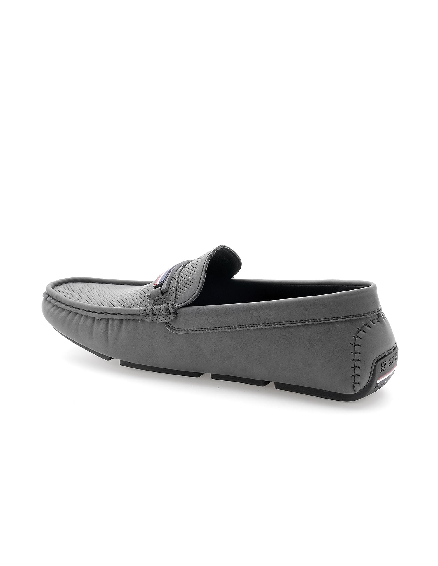 Men Solid Barnes 3.0 Slip On Shoes Black - U.S. Polo Assn. India | Large