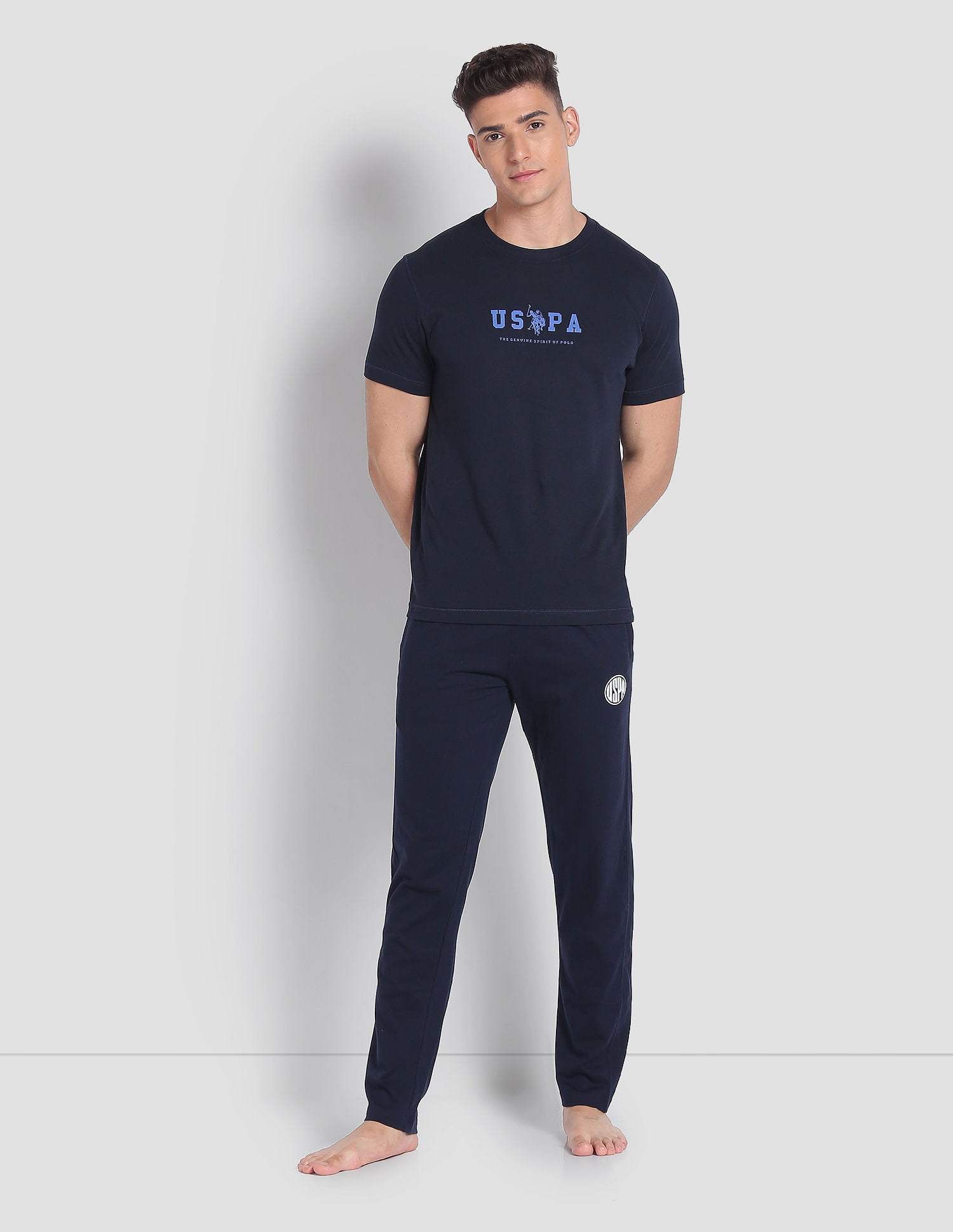 Relaxed Fit LR002 Lounge Track Pants - Pack Of 1 Navy - U.S. POLO ASSN. | Large