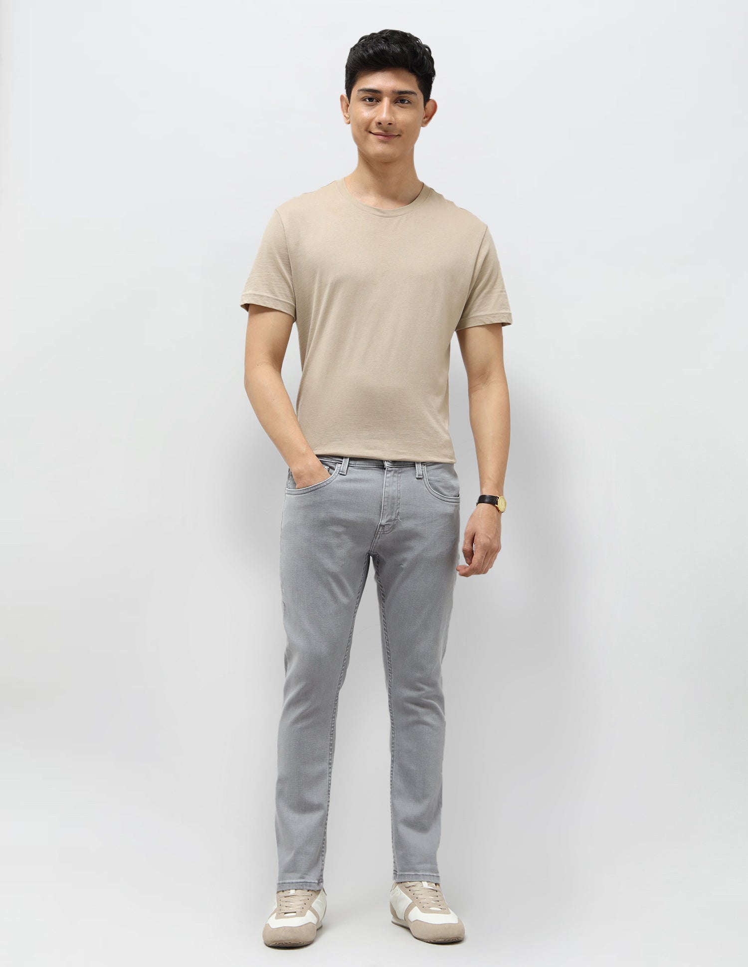 Henry Tapered Fit Grey Jeans Light Grey - U.S. POLO ASSN. | Large