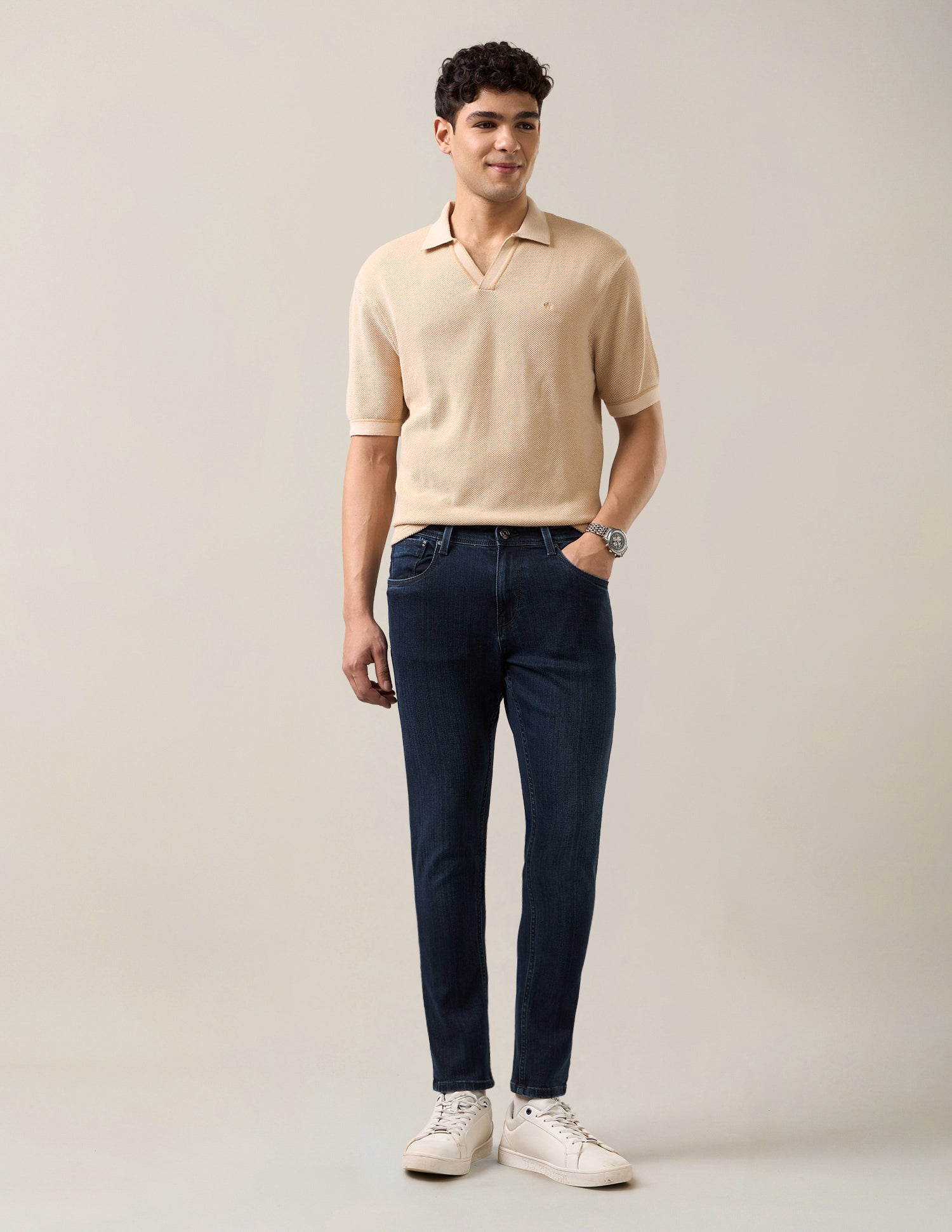 Henry Tapered Fit Blue Jeans Blue - U.S. Polo Assn. India | Large